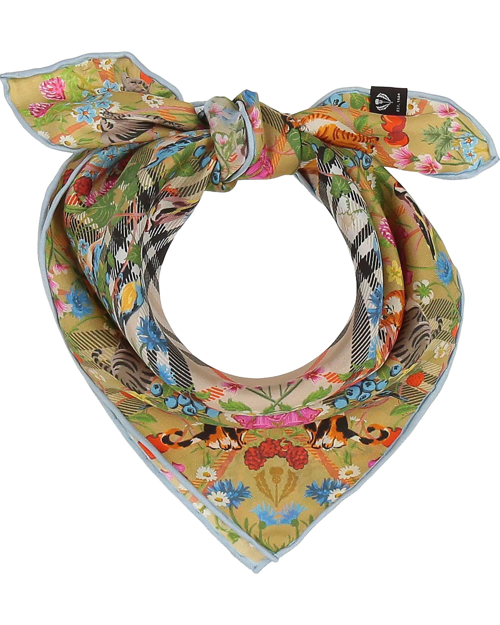 Fraas Modetuch Seidentuch mit FRAAS Plaid Karo und Tier-Print, (keine)