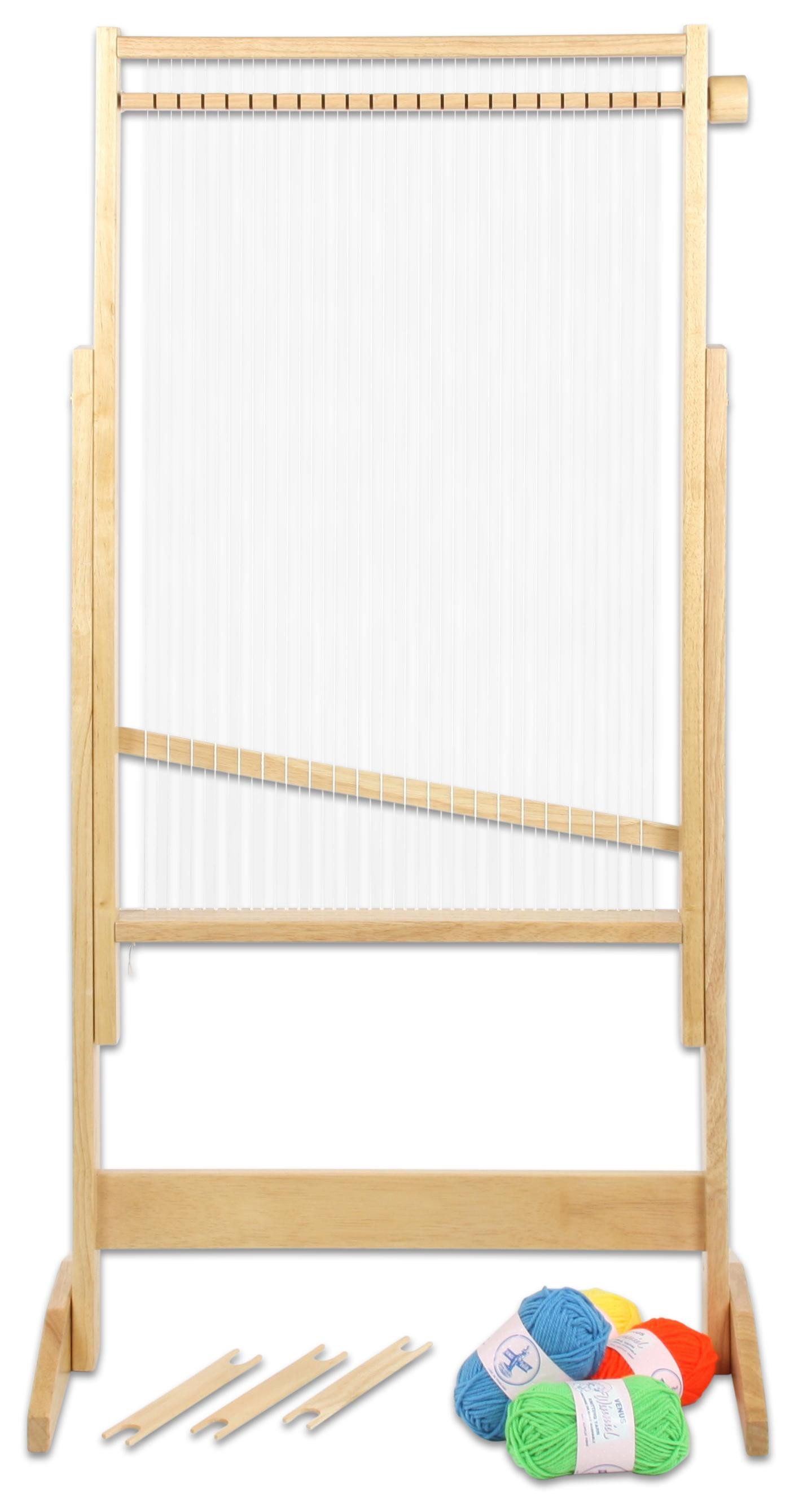 Betzold Lernspielzeug Riesen-Webrahmen – großer Kinderwebrahmen Webprojekte