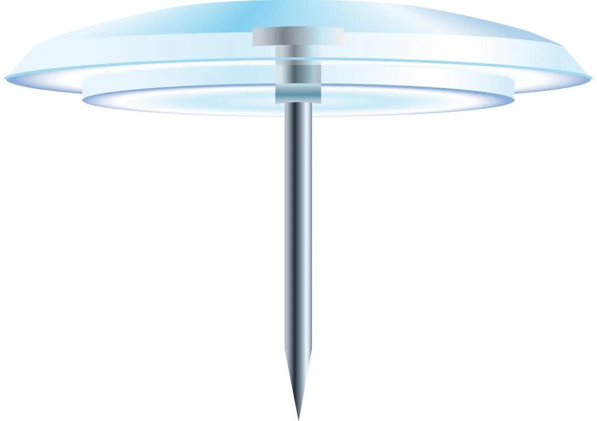 EXACOMPTA Pinnnadel Blisterbox 40x Reißnägeln Ø10mm Spitze 7mm Kristall transparent 14032E, Accessoires