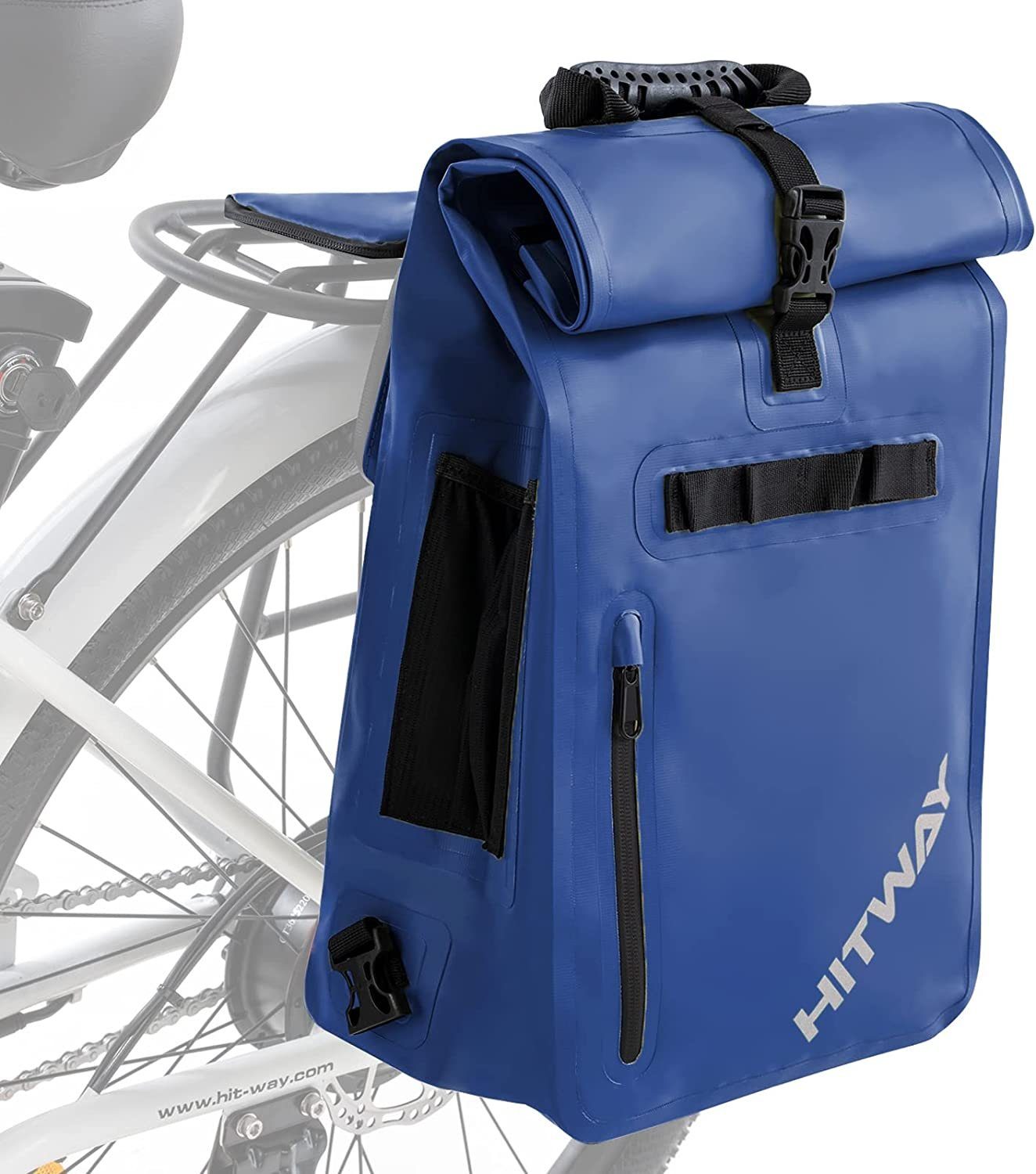 HITWAY Fahrradtasche 3in1 Fahrradtasche-29L-Geeignet als Gepäckträgertasche- wasserdicht