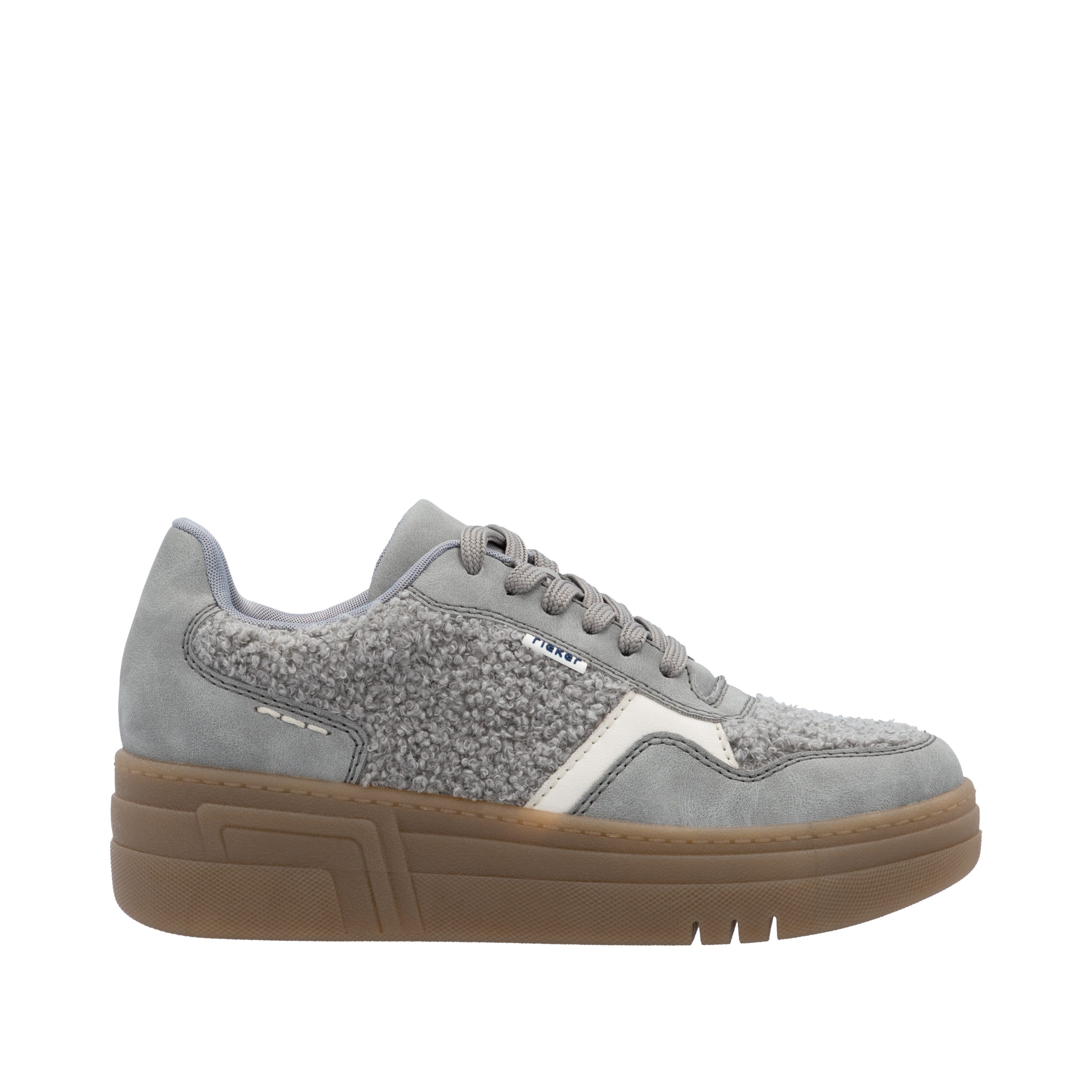 Rieker Plateausneaker Basket-Sneaker, Schnürschuh, Halbschuh mit weichem Schaftrand