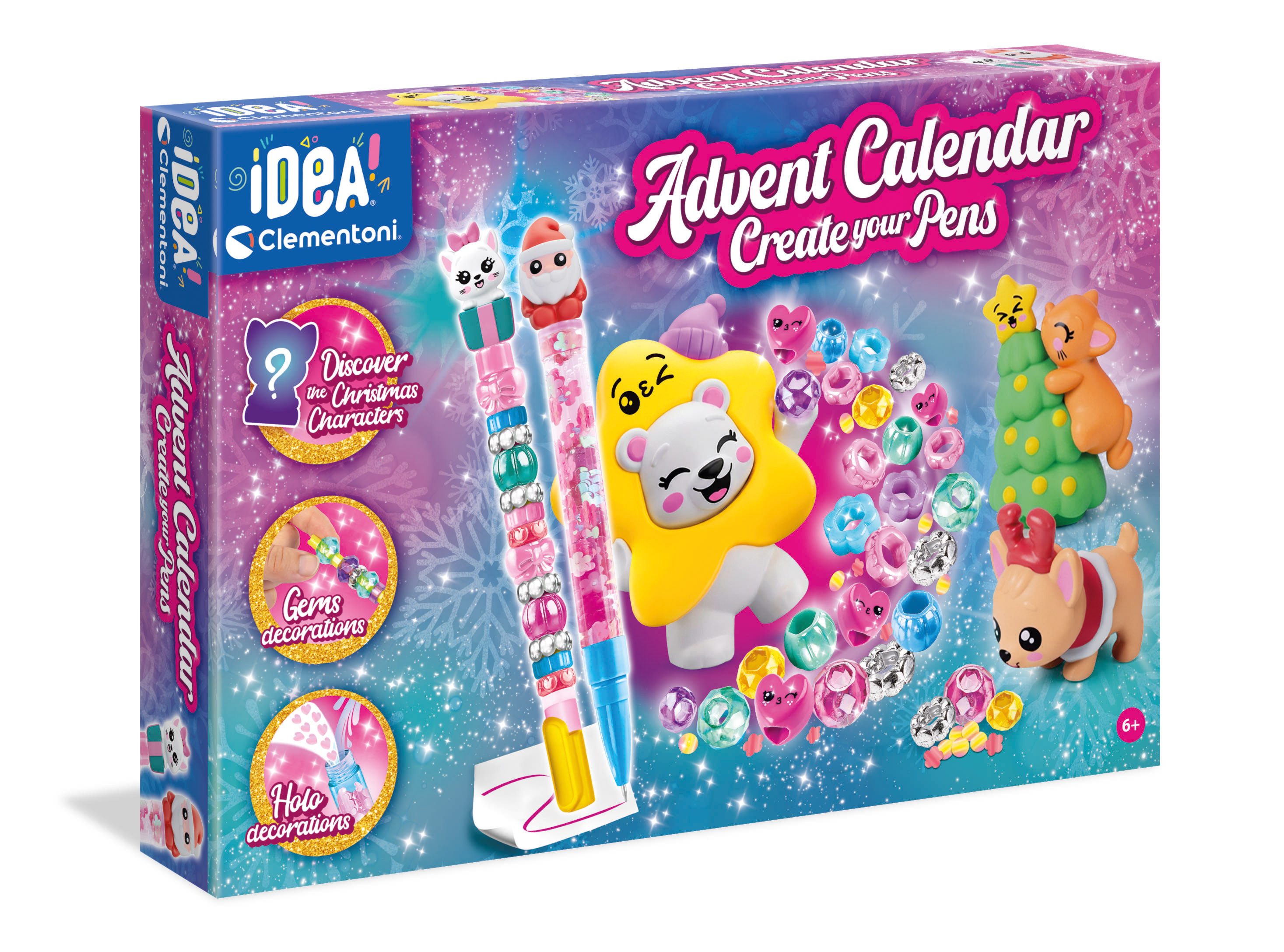 Clementoni® Spielzeug-Adventskalender IDEA! - Stifte Atelier - Adventskalender