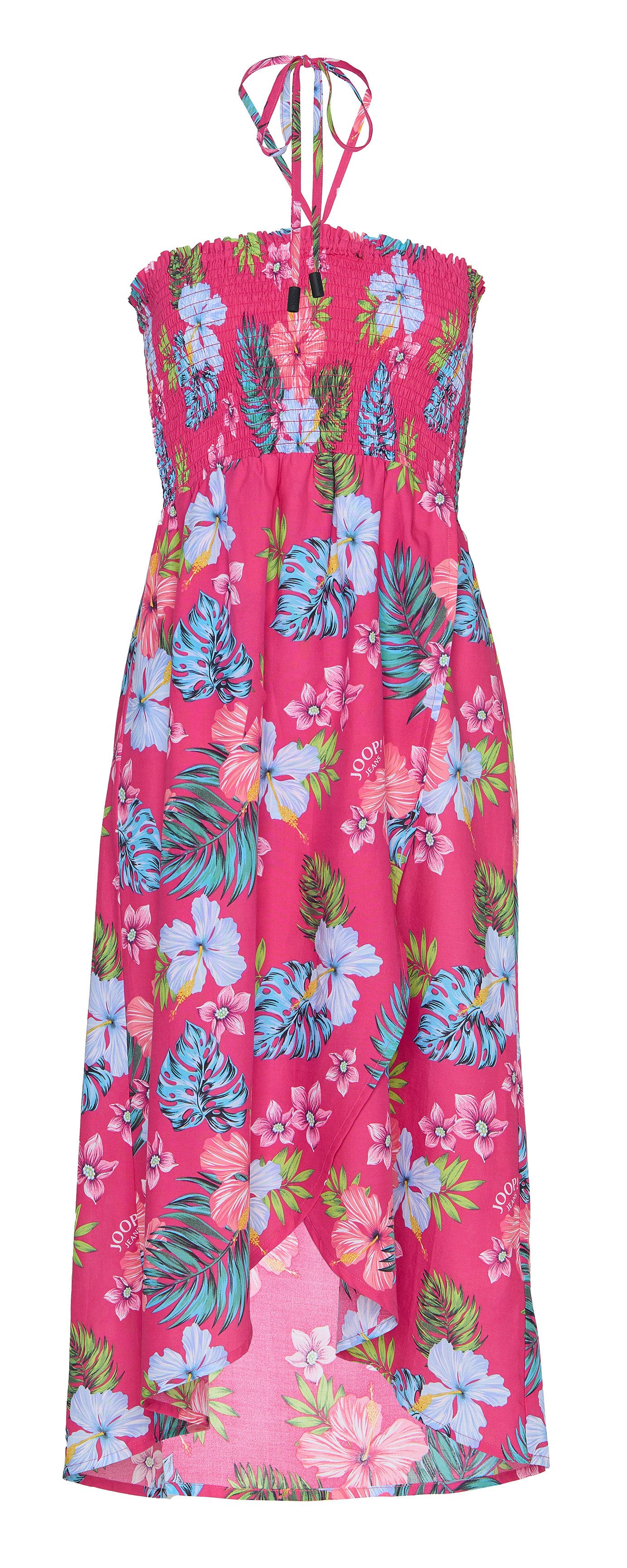 Joop Jeans Strandkleid JEANS! HIBISCUS floraler Print, günstig online kaufen