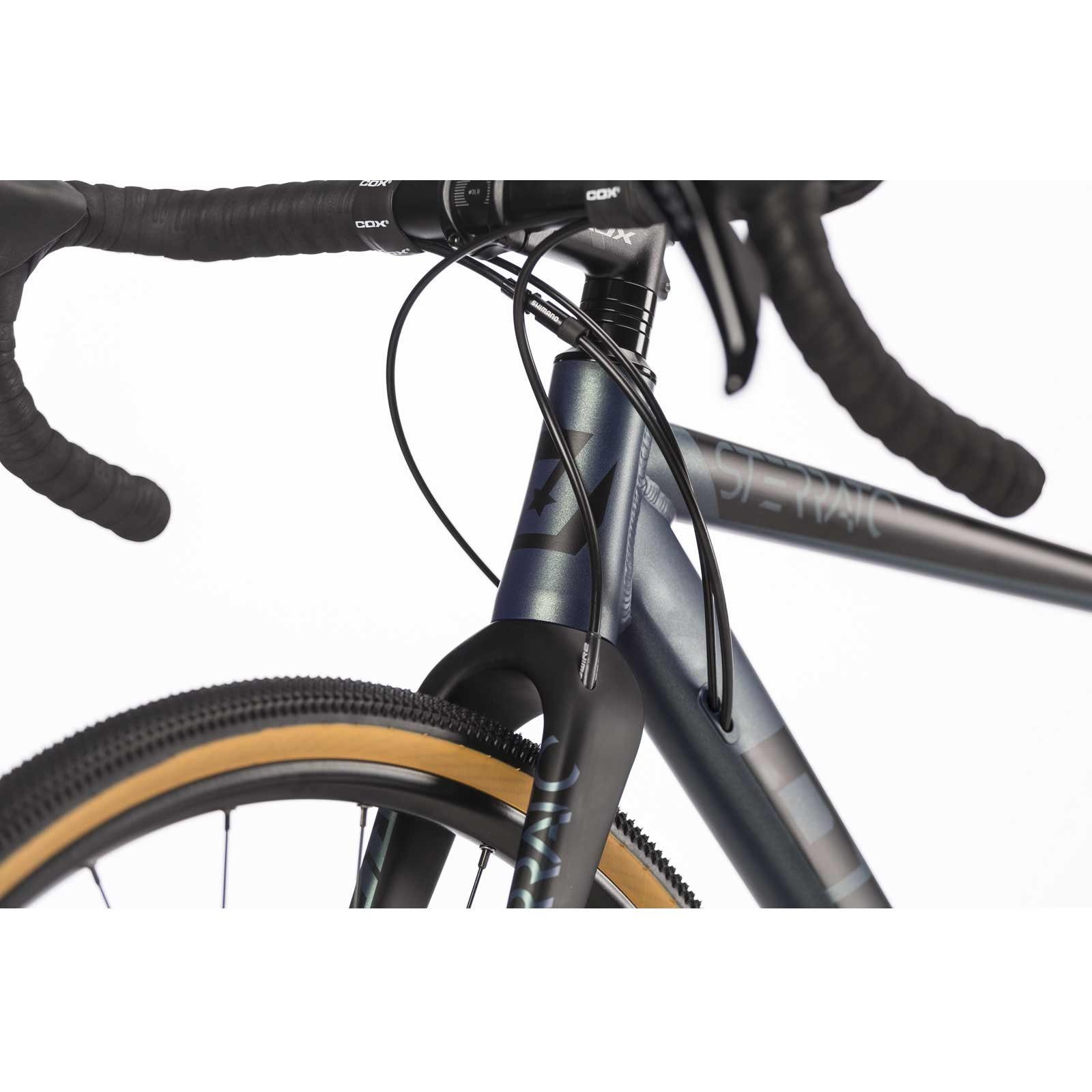 Airtracks Gravelbike Herren Gravel Bike Sterrato 7.0 Shimano GRX-400 High-End Gravelbike, 20 Gang, Kettenschaltung, 20 Gang - Rahmenhöhen 52cm und 55cm - Modell 2025