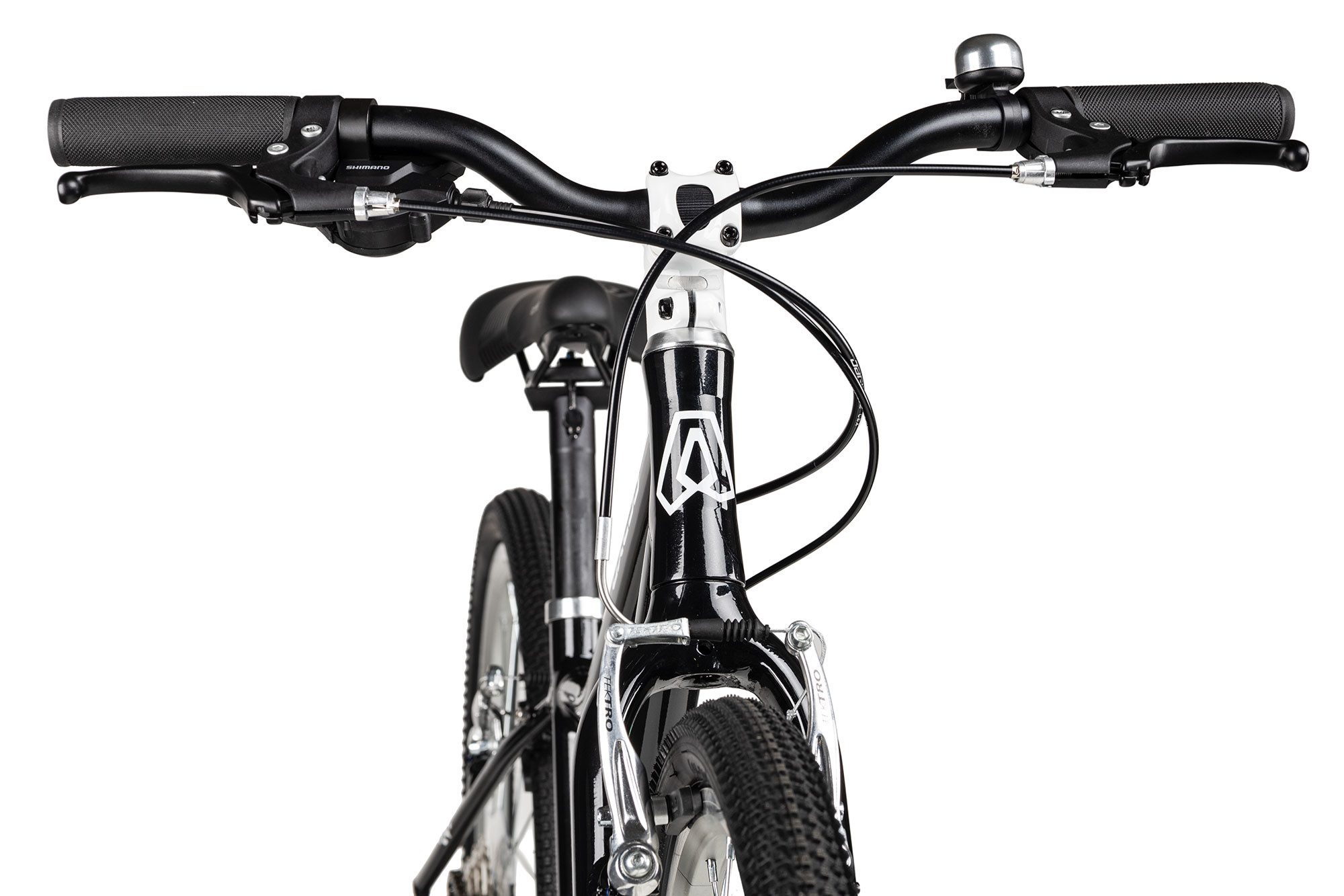 Axess Kinderfahrrad LUU. 24, 8 Gang Shimano Altus RD-M310-L Schaltwerk, Kettenschaltung, dreifach-konifizierter Aluminiumrahmen schwarz/grau