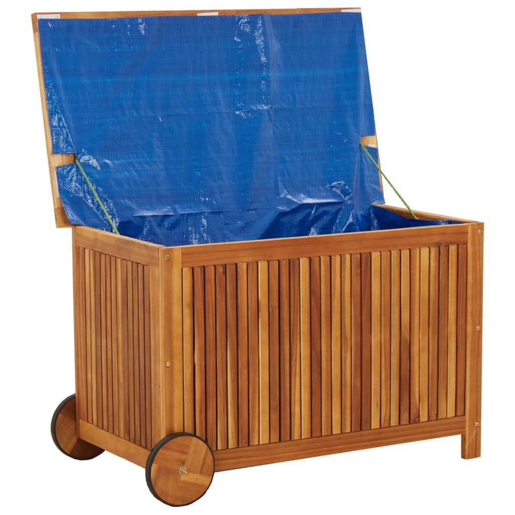 Emmtore Gartenbox Aus Akazienholz - Stauraum Für Kissen & Co., 175 X 80 X 75 Cm