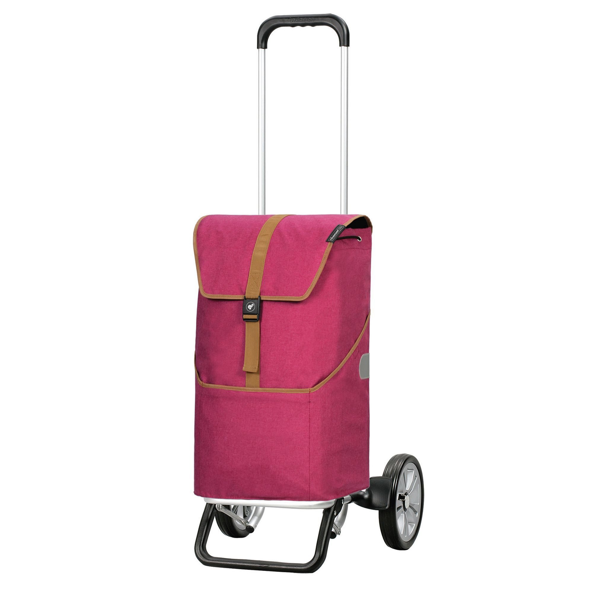 Andersen Einkaufstrolley Alu Star Shopper, 46 l, Reflektoren