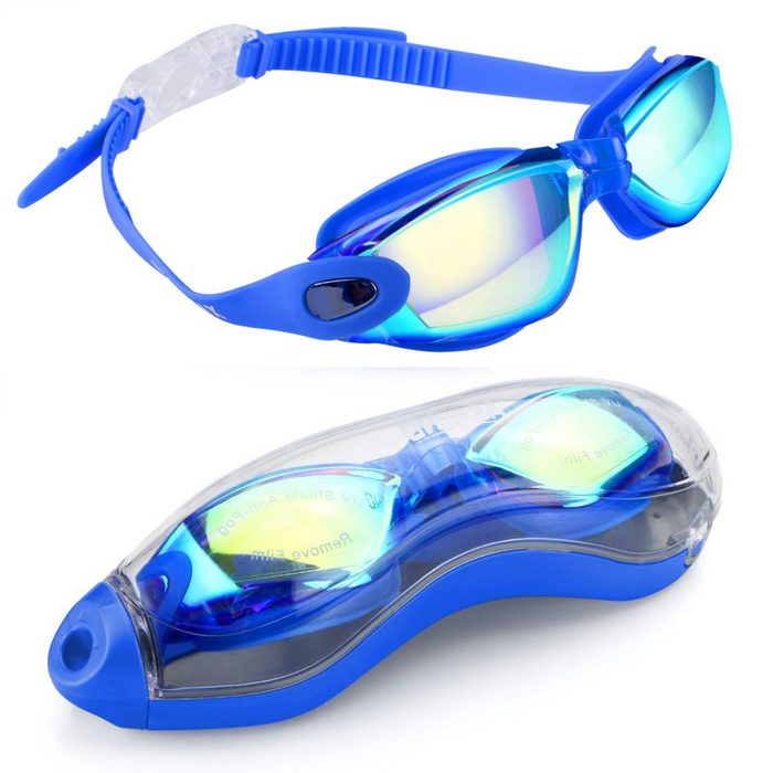 GelldG Taucherbrille Schwimmbrille für Herren und Damen Antibeschlag UV-Schutz