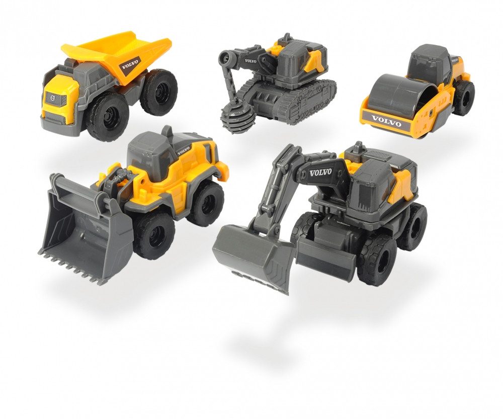 Dickie Toys Spielzeug-Auto Dickie Volvo Micro Workers