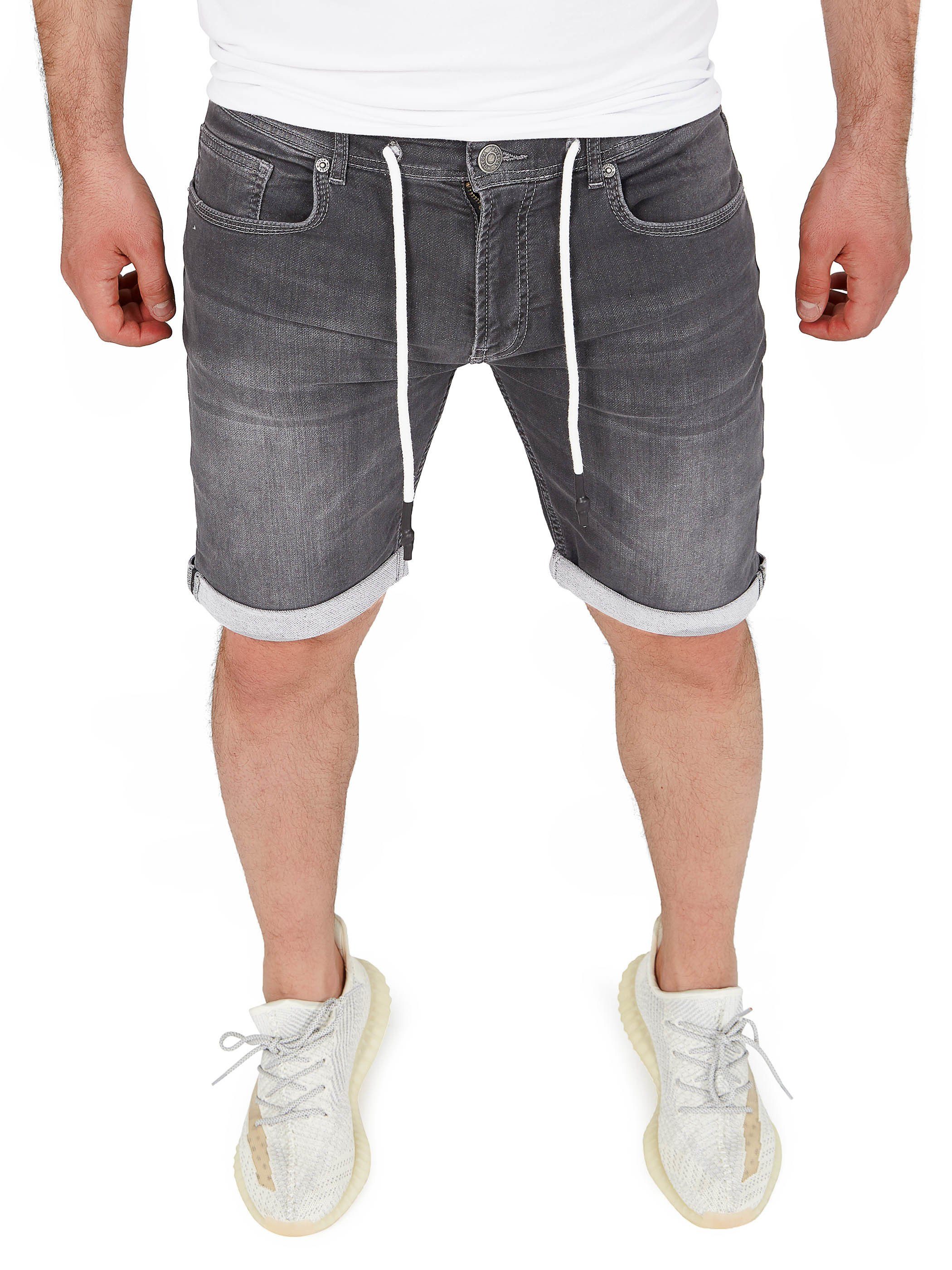 WOTEGA Jeansshorts Diego modische Jeansshorts mit Stretchanteil