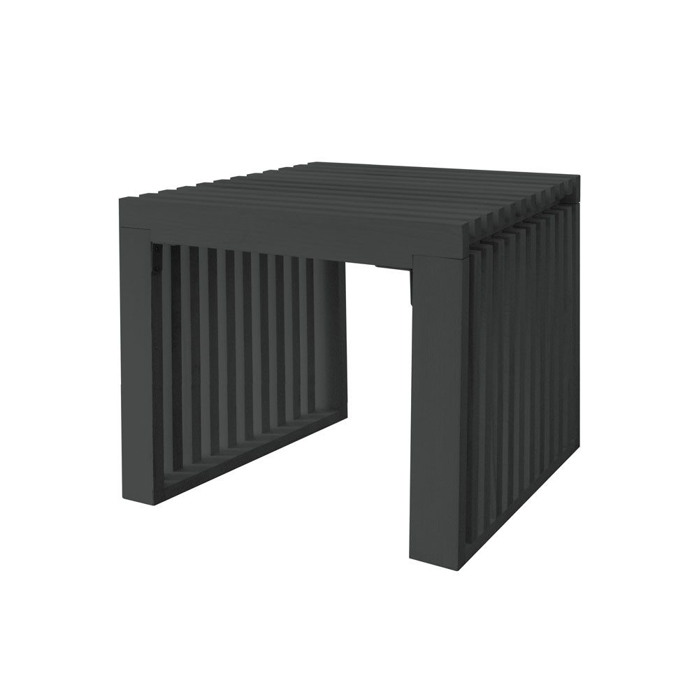 HOME DELUXE Sitzbank LORA - 50 x 40 x 42 cm, Kiefernholz, Lamellen, Flurbank, Bettbank, Garderobenbank