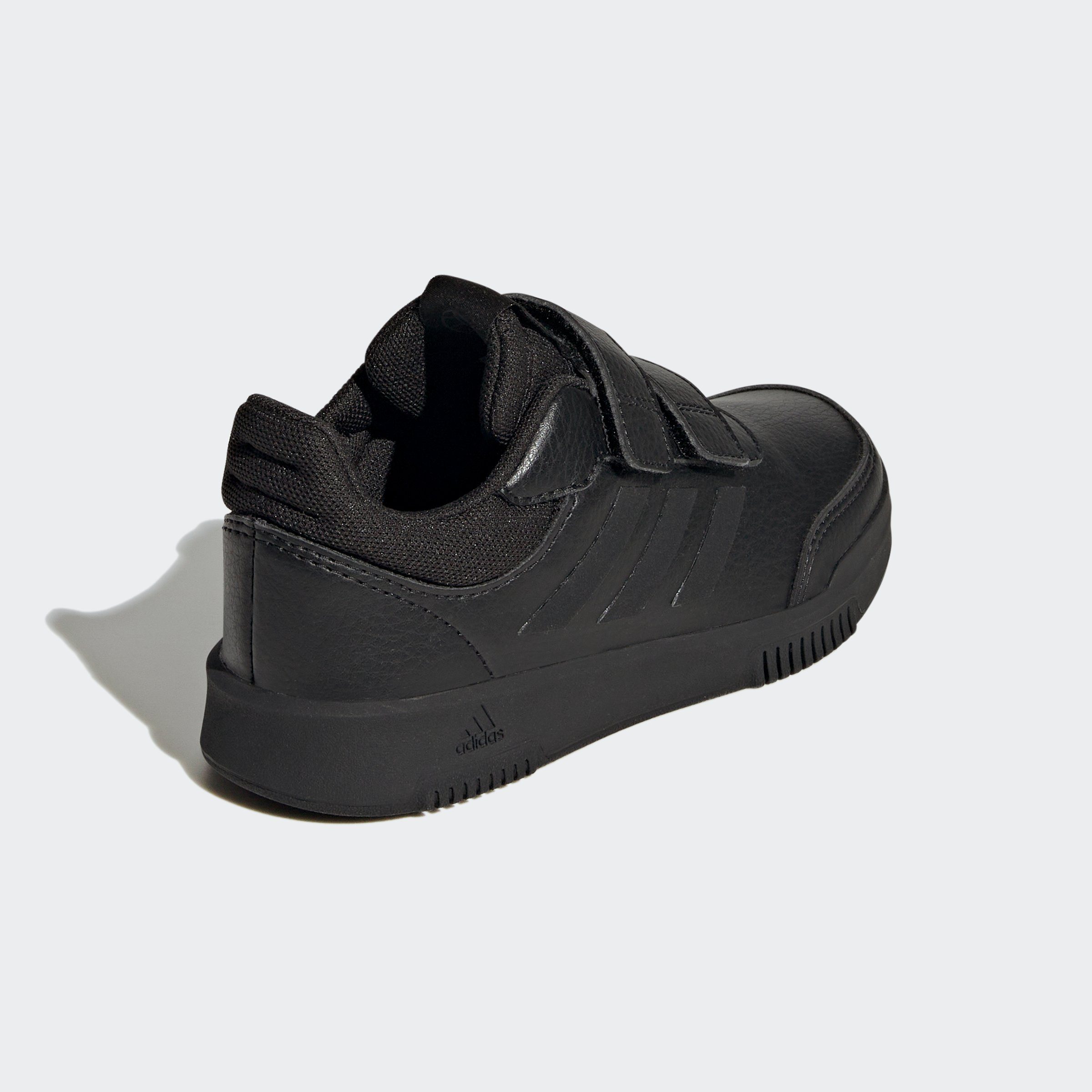 AND TENSAUR Core Grey / Black Black Klettschuh mit Six / adidas LOOP Core HOOK Sportswear Klettverschluss