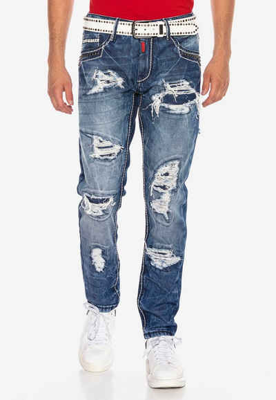 Cipo & Baxx Bequeme Jeans im angesagten Destroyed-Look