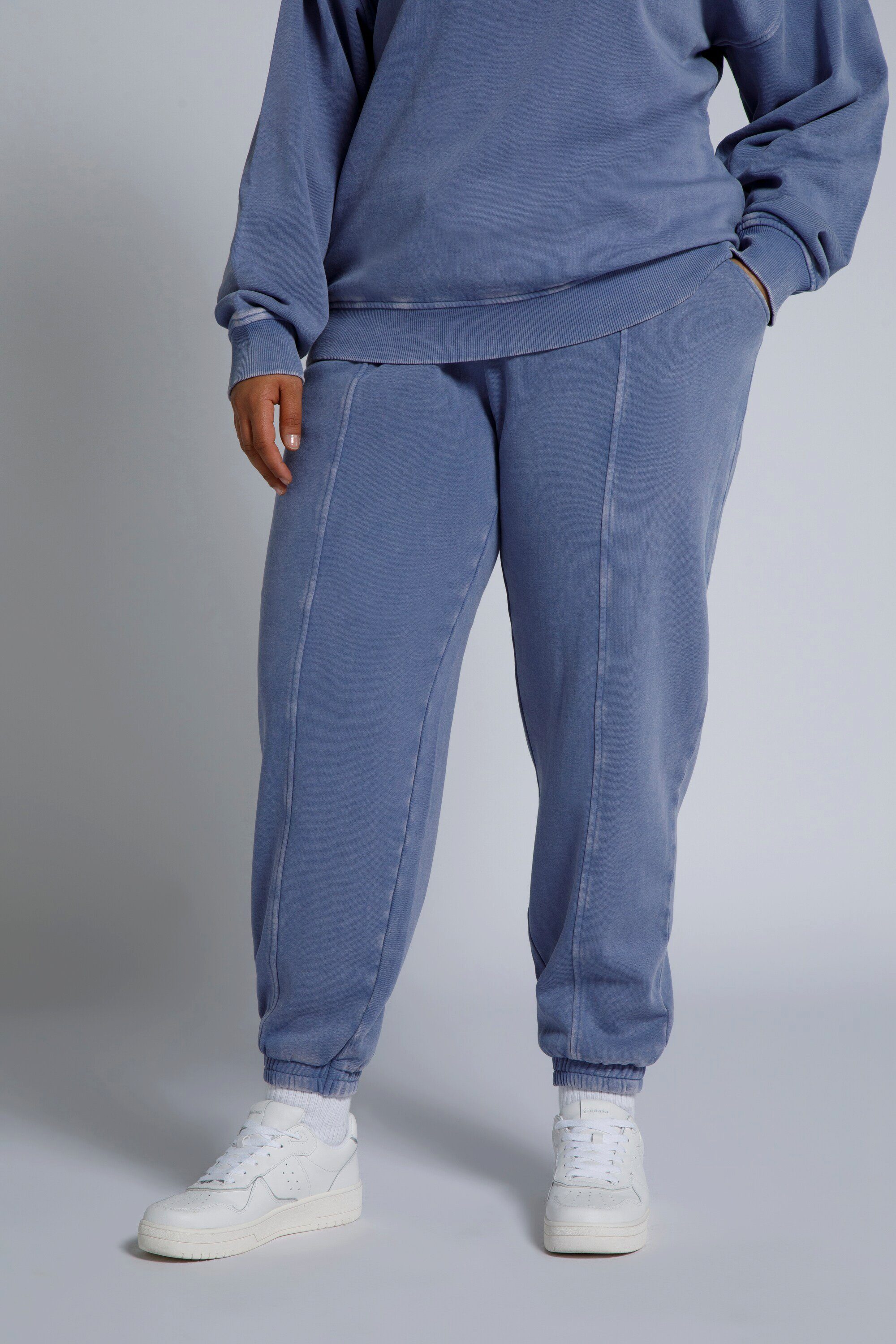 Studio Untold Jogginghose Sweathose Balloon Shape Elastikbund acid washed
