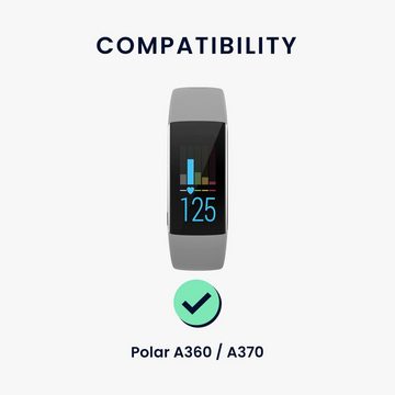 kwmobile Uhrenarmband 2x Sportarmband für Polar A360 / A370, Armband TPU Silikon Set Fitnesstracker