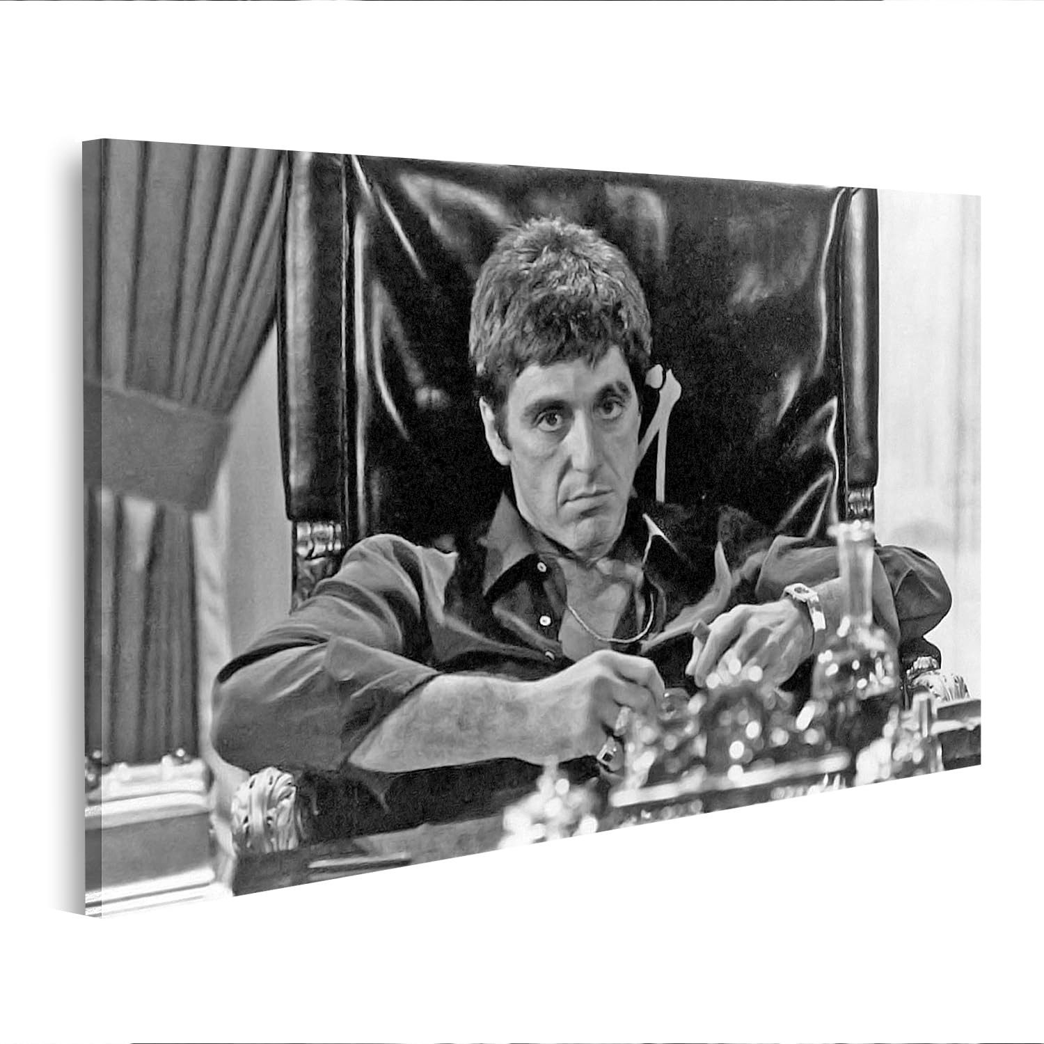 islandburner Leinwandbild Pacino Scarface Tony Montana Kult OG Gangster Movie US