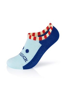 Happy Socks Sneakersocken 3-Pack Lucky No Show Sock gekämmte Baumwolle
