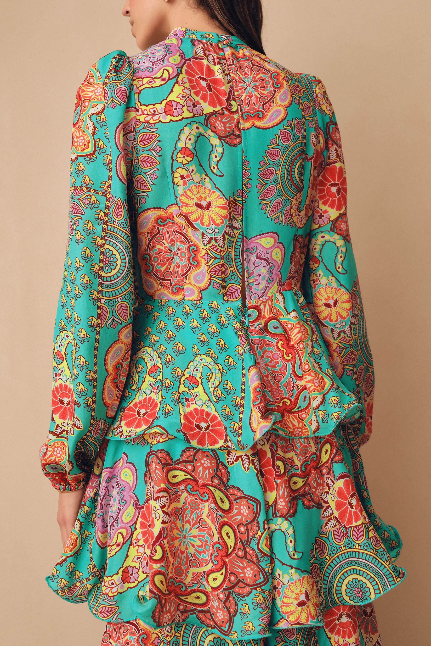 Next Maxikleid N. Premium gestuftes Boho-Maxikleid, günstig online kaufen