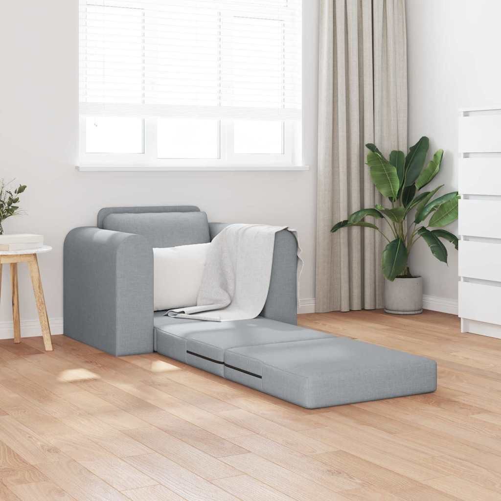 vidaXL Sofa Sofa Bett Hellgrau 98 günstig online kaufen
