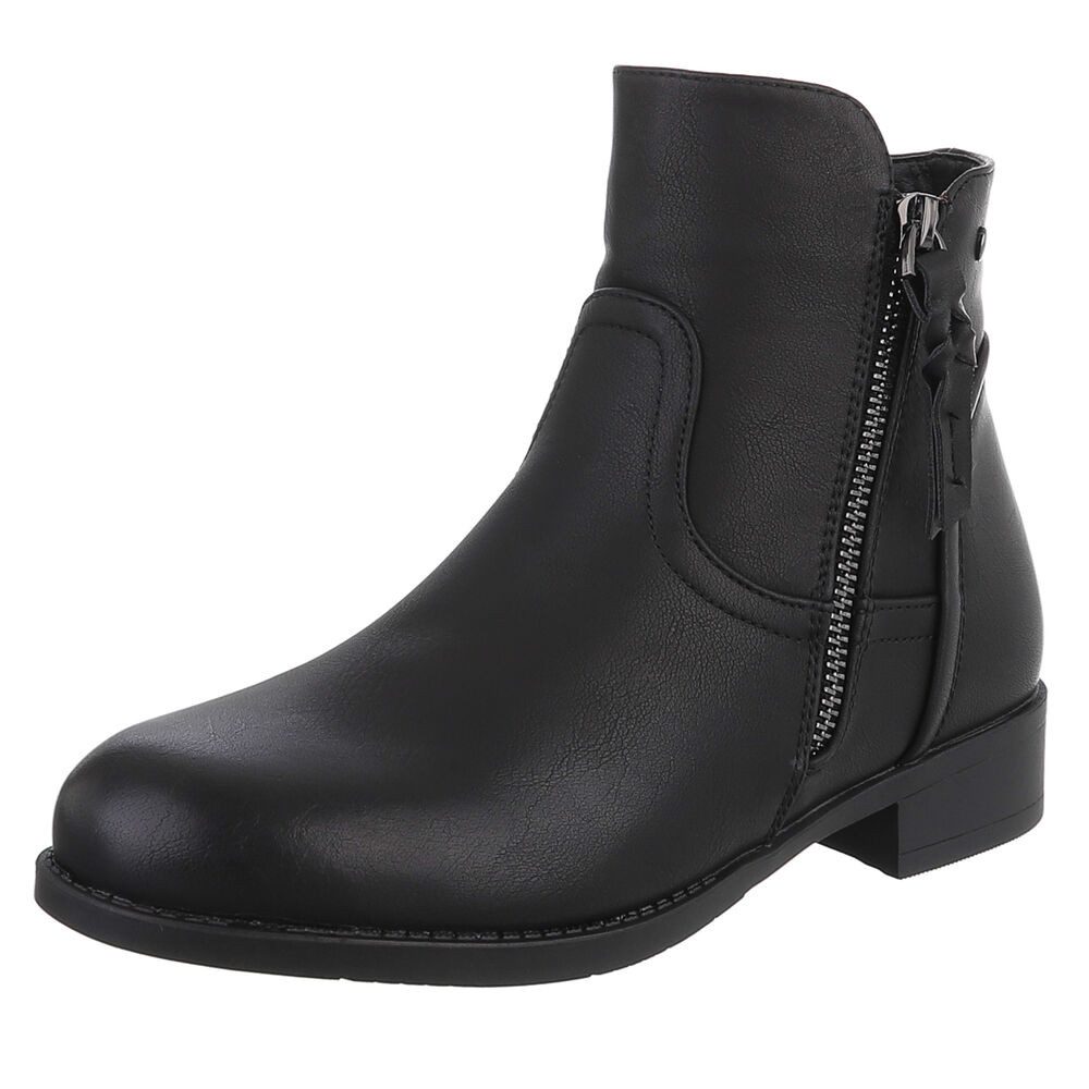 Ital-Design Elegante Ankle-Boots mit Reißverschluss für Damen Stiefelette ( günstig online kaufen