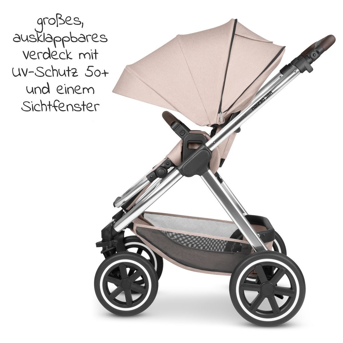 ABC Design Kinder-Buggy Samba - Pure Edition - Grain, Sportwagen mit Sportsitz, Liegeposition, höhenverstellbarer Schieber