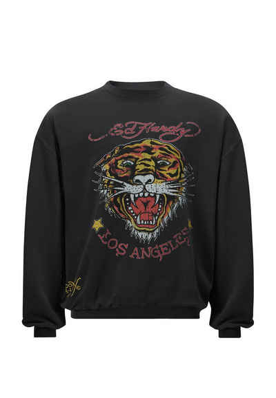 Ed Hardy Sweater Sweatpulli Ed Hardy Tiger-Vintage-Roar, G S
