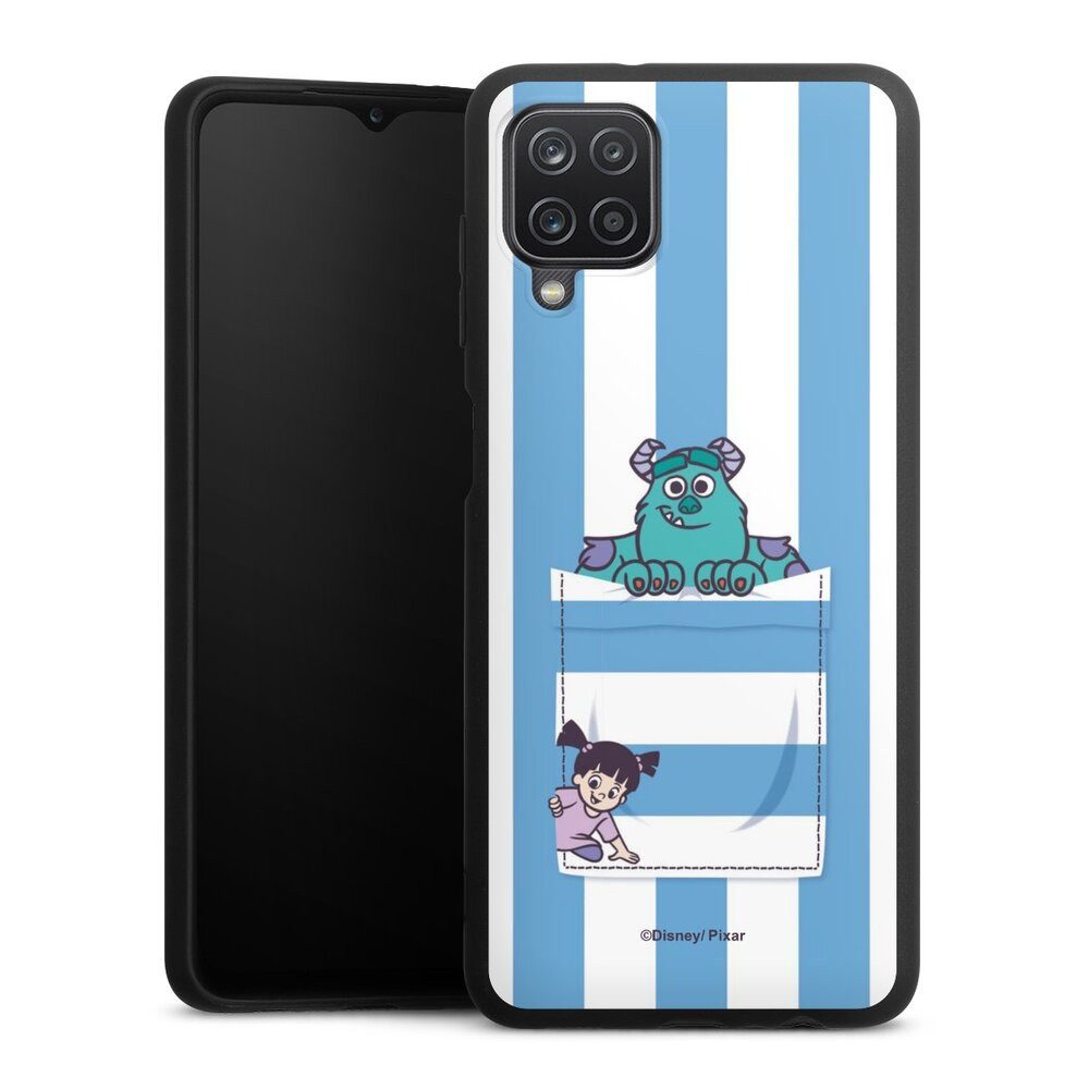 DeinDesign Handyhülle Disney Pixar Die Monster AG Fanartikel Monster AG Striped Pattern, Google Pixel 4a Silikon Hülle Premium Case Handy Schutzhülle