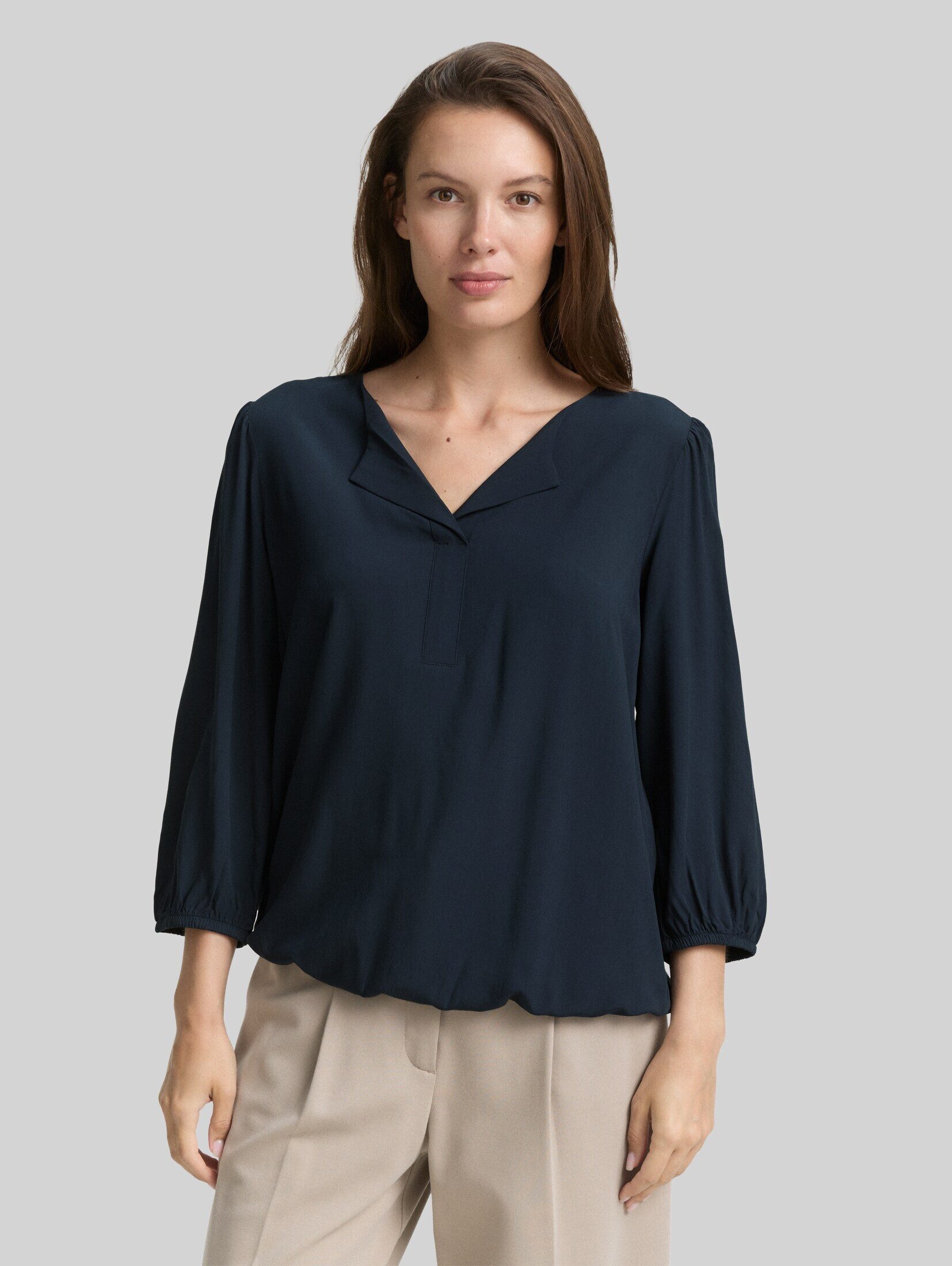 TOM TAILOR Shirtbluse mit All-Over Print