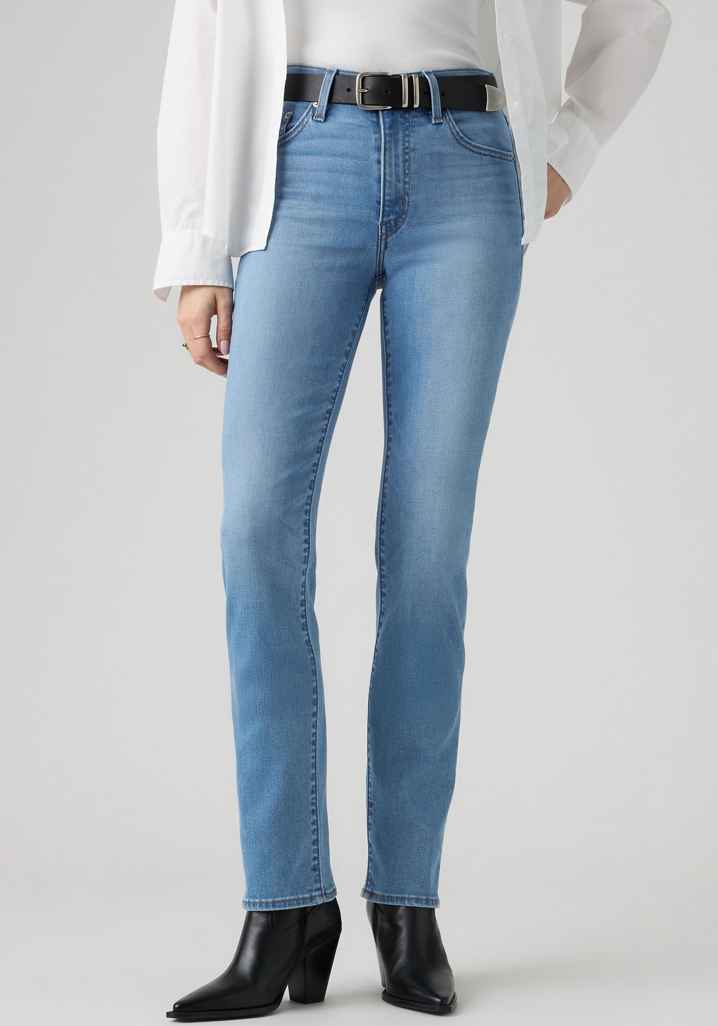 Levi's® Slim-fit-Jeans 722 HIGH RISE SLIM mit Lyocell und Stretch