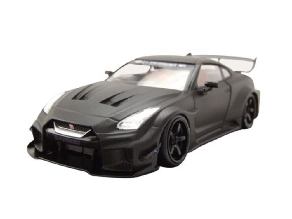 ixo Models Modellauto Nissan 35GT-RR LB-Silhouette WORKS GT R35 GT-R 2019 schwarz, Maßstab 1:43