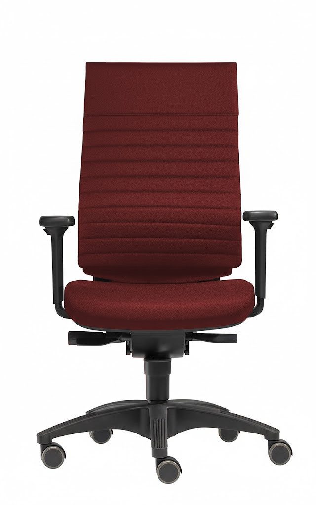 SITWELL STEIFENSAND AG Bürostuhl Designer-Bürostuhl mit ergonomischer Mehr-Zonen-Kissen-Steppung, Rückenlehne verstellbar, 2D-Armlehnen, Lendenwirbelstütze, bis 130kg