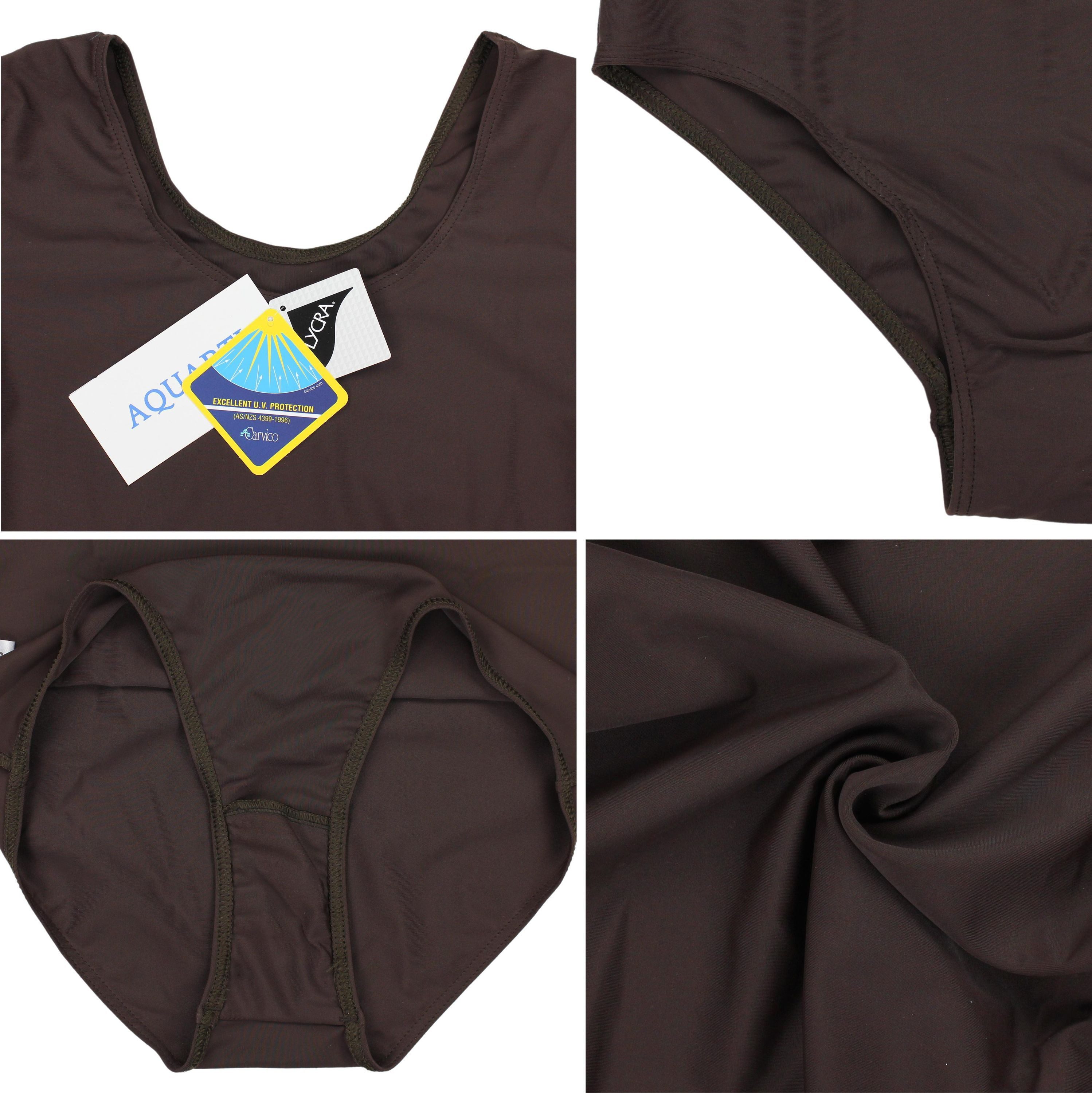 Aquarti Turnanzug Aquarti Damen Ballett Trikot Kurzarm Gymnastik Tanz-Body