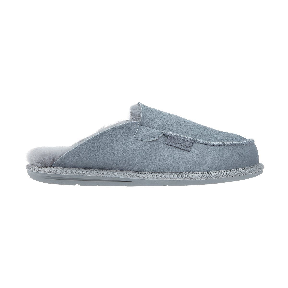 Vanuba AWASSI Herren Hausschuh Echtleder Hüttenschuhe/Winter-Hausschuhe/Gefüttert