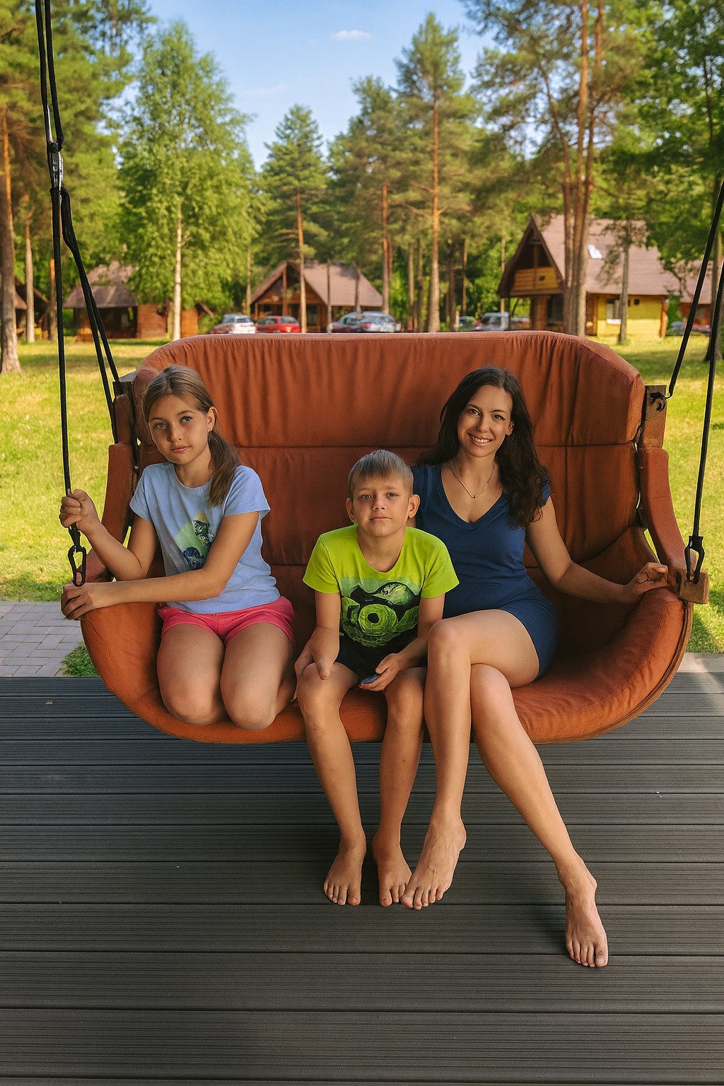 bv-vertrieb Schaukelsessel Doppel-Schaukelsessel Hängesessel Gartensessel in- und outdoor