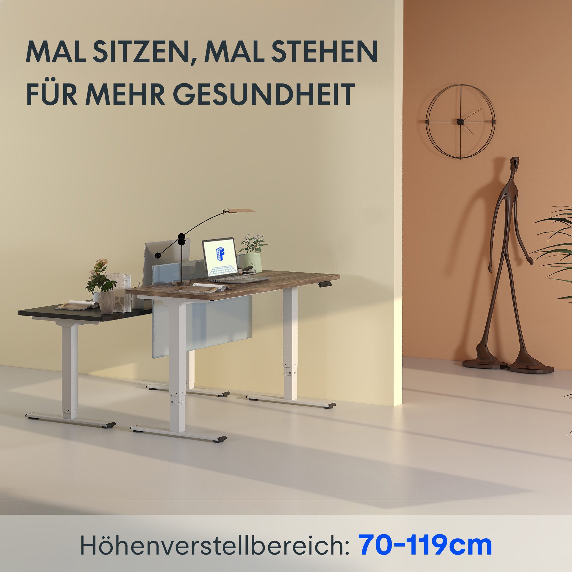 FLEXISPOT Schreibtisch Basic Plus Elektrisch höhenverstellbarer Schreibtisc günstig online kaufen