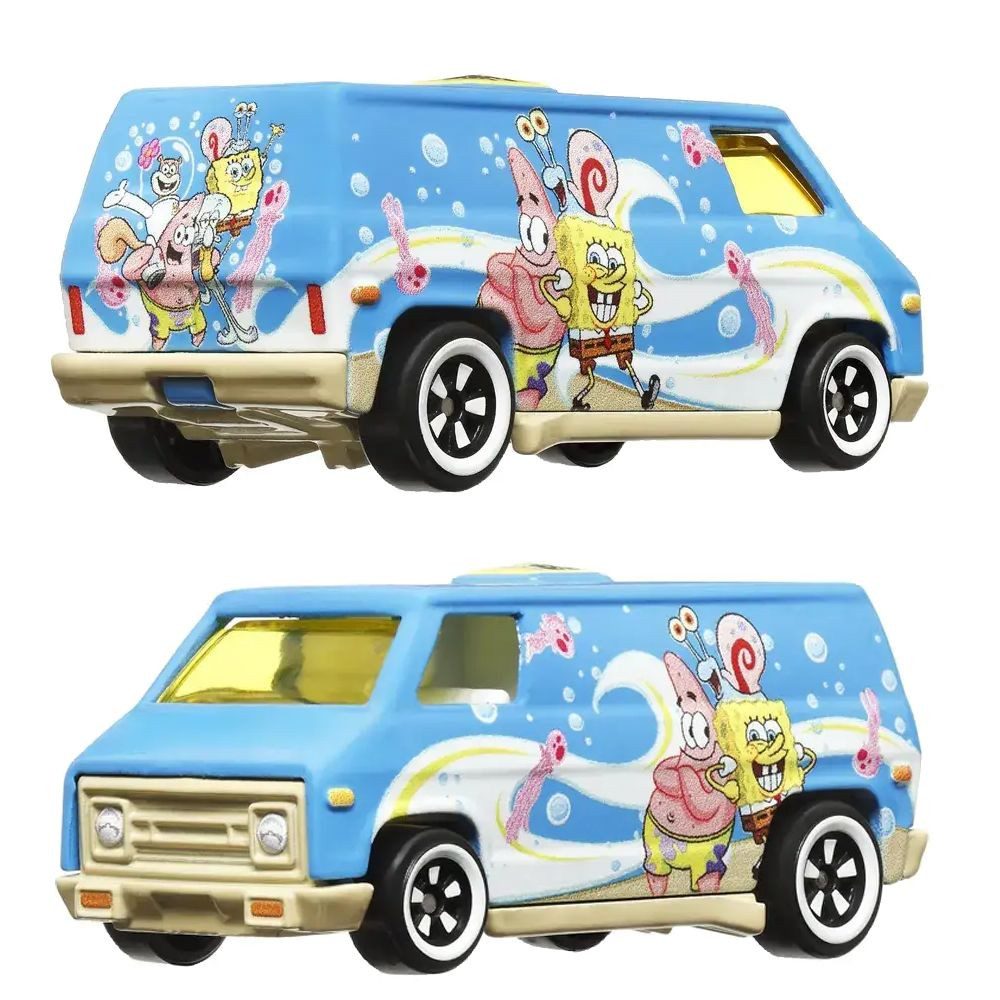 Hot Wheels Spielzeug-Rennwagen 70s Van Hot Wheels Fahrzeug Spongebob 25 Jahre Mattel HRV57