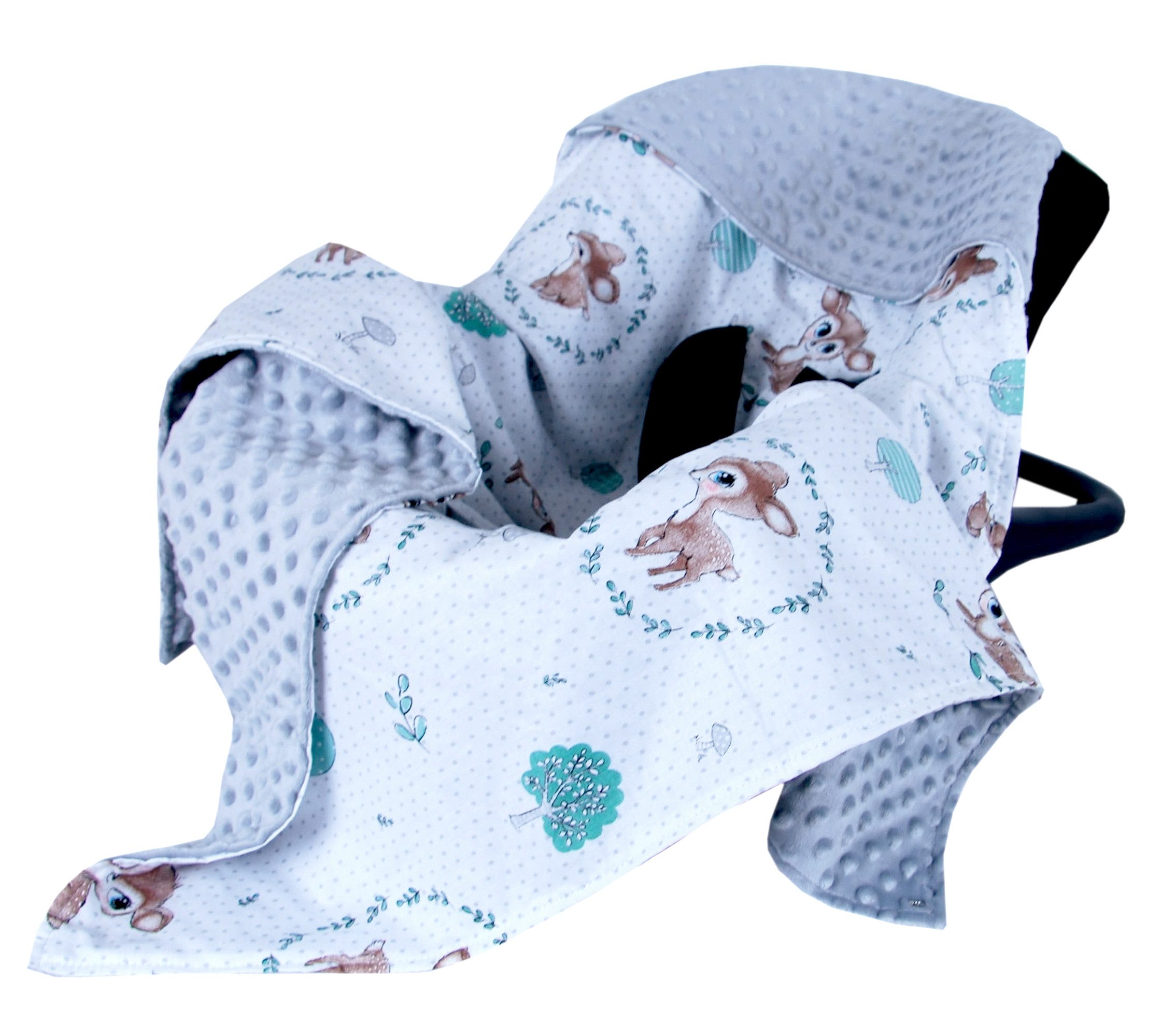 Einschlagdecke BabyLux Baby EINSCHLAGDECKE Babyschale 90x90 cm Autositz Decke