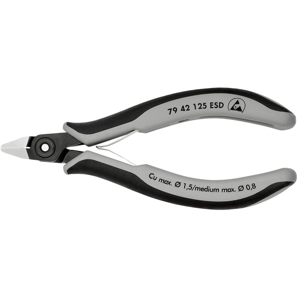 Thumbnail - Knipex Seitenschneider Knipex 79 42 125 ESD ESD Seitenschneider ohne Facette 125 mm