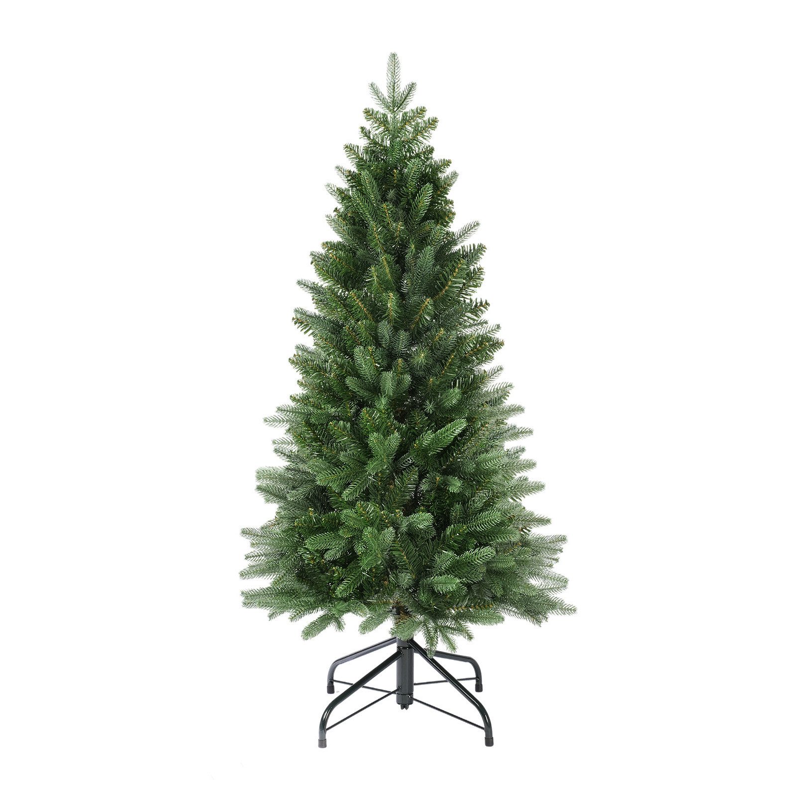 Salcar Künstlicher Weihnachtsbaum 120 cm 150 cm 180 cm 210 cm Schmal Weihnachtsbaum Künstlich Tannenbaum, Tanne, 276 PE-Spitzen ≈ 68 % und …