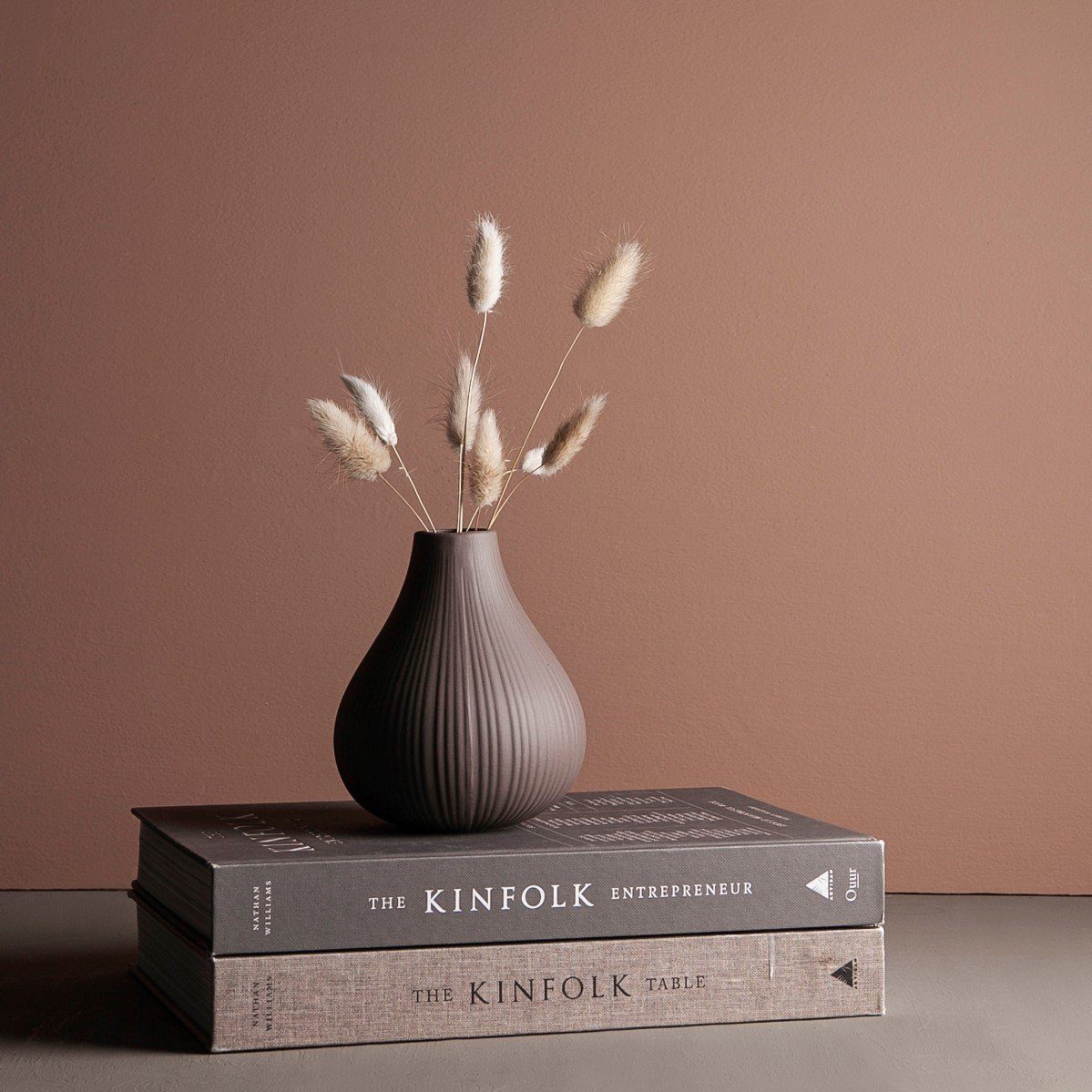 Dekovase Storefactory Vase EKENAS L Keramik braun, Ø 12x14 cm