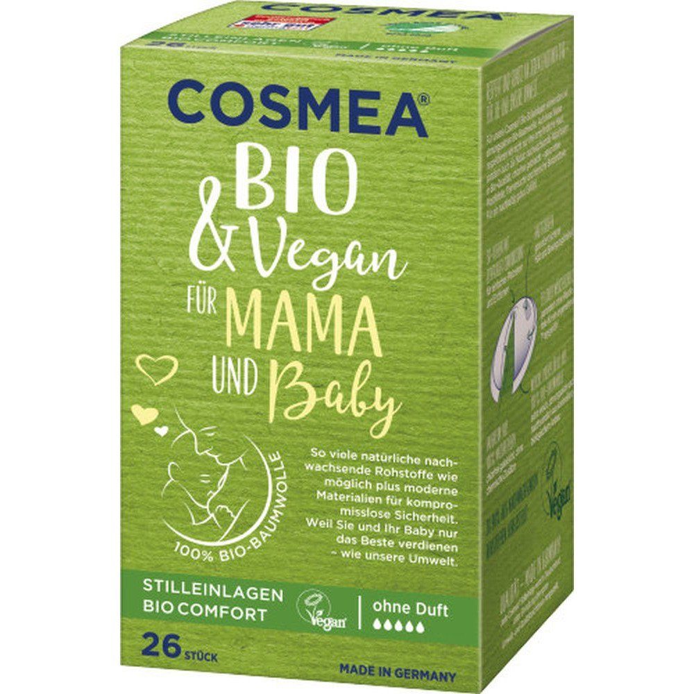 COSMEA BH-Stilleinlagen Cosmea Stilleinlagen Bio und Vegan 26er Pack