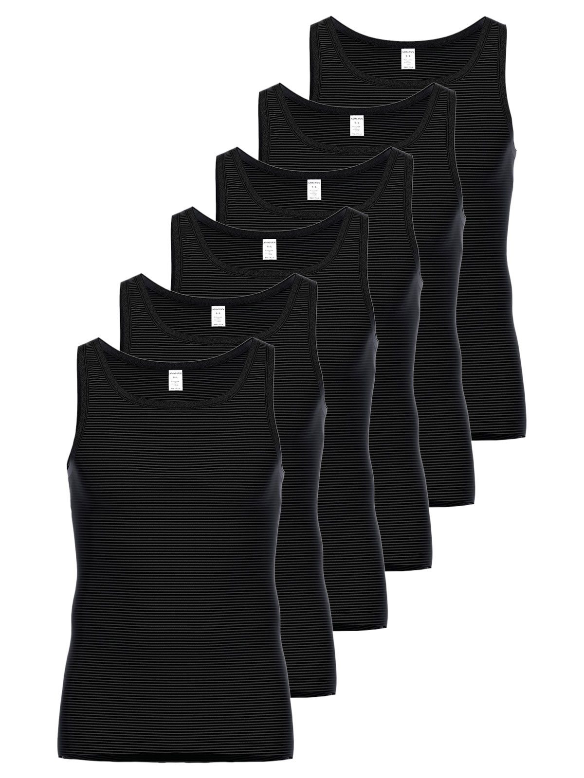 Achselhemd 6er Pack Unterhemd Day Classic / Jeans Feinripp