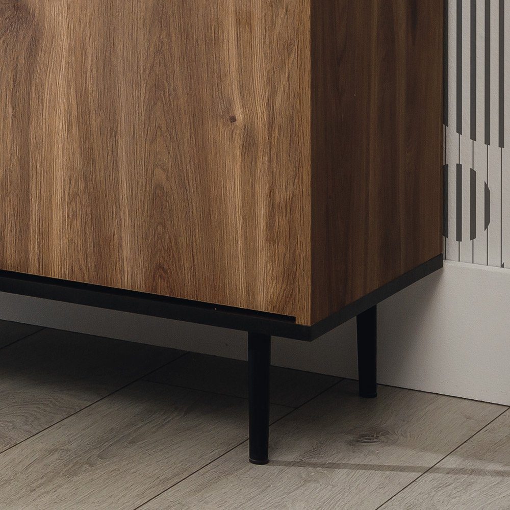 Lomadox Wohnzimmer-Set VAREDO-132, (Mega-Spar-Set, 4-St., 4-tlg), Eiche Nb. günstig online kaufen