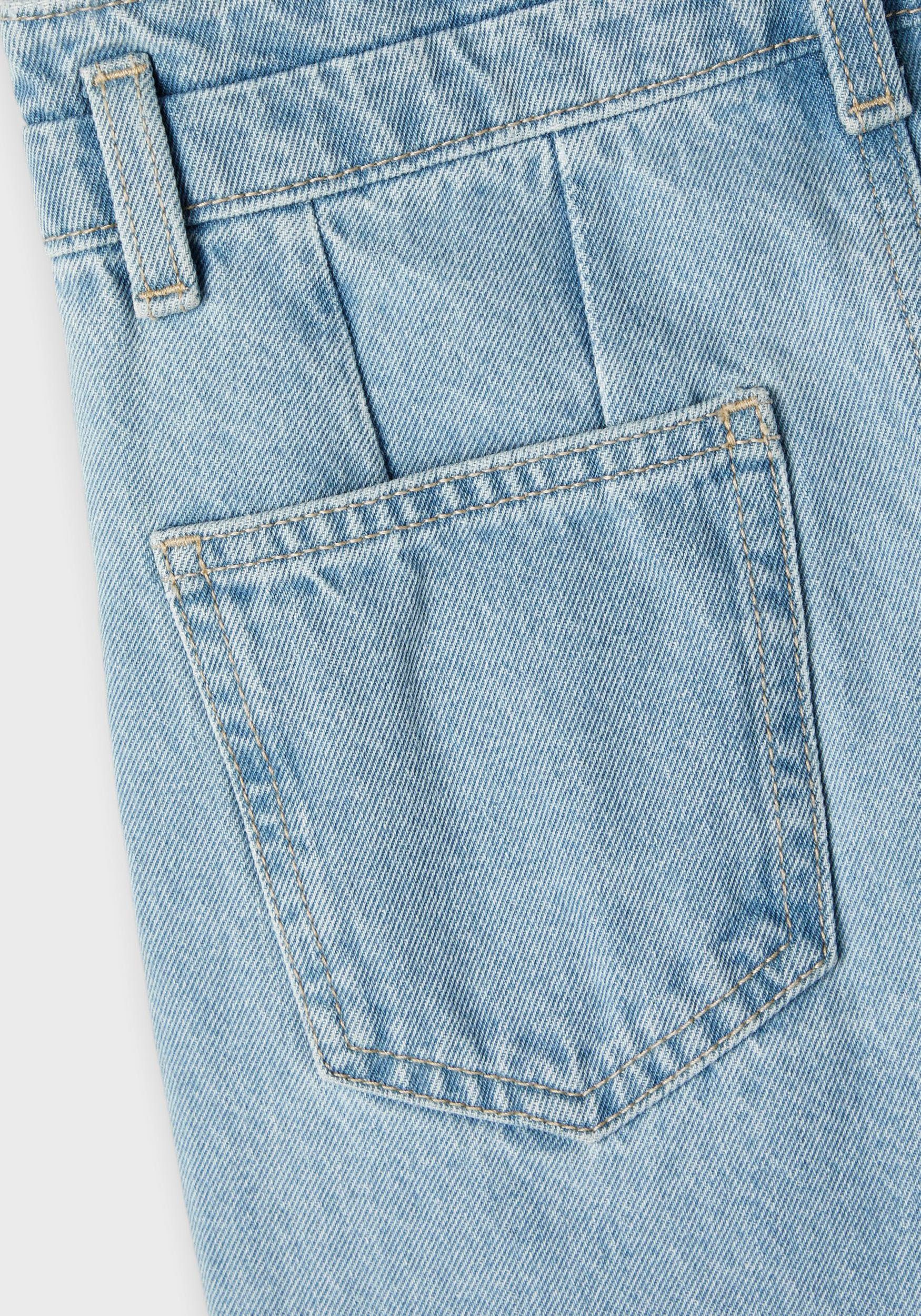 Light High-waist-Jeans MOM It Blue NKFBELLA HW NOOS JEANS Name AN 1092-DO Denim