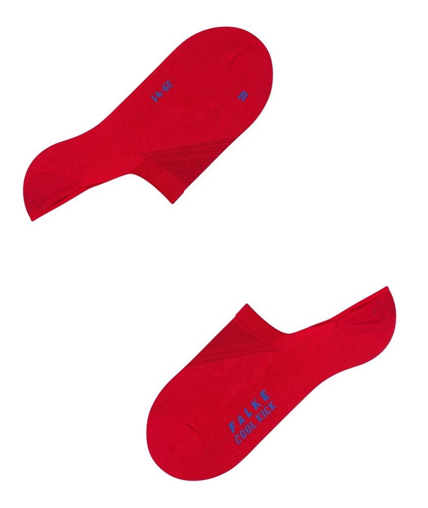 FALKE Socken Tagessocke Sneaker Cool Kick Invisible rot - 1 Paar
