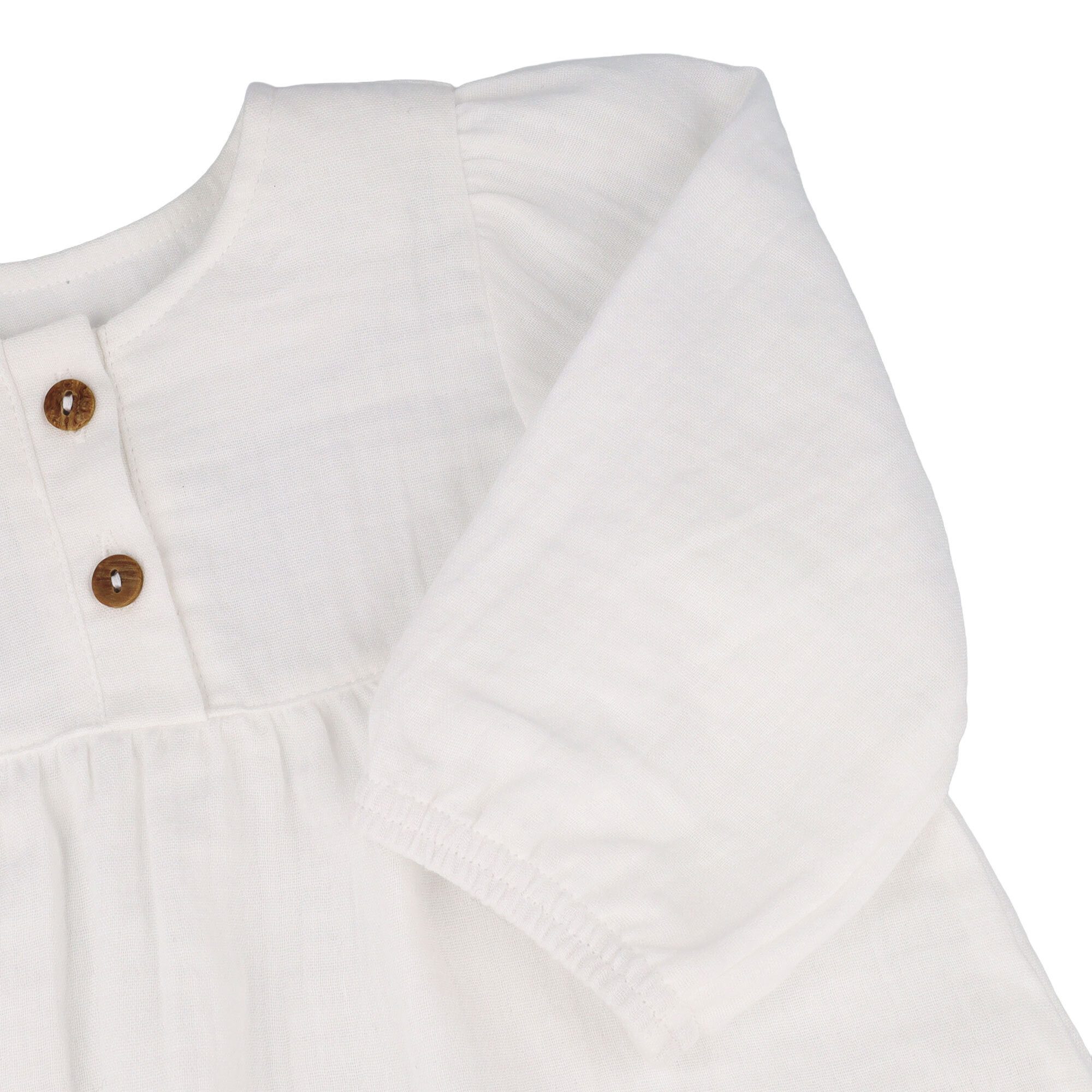 MAXIMO Shirtbluse GOTS BABY GIRL-Bluse langer Ärmel, Musselin (1-tlg)