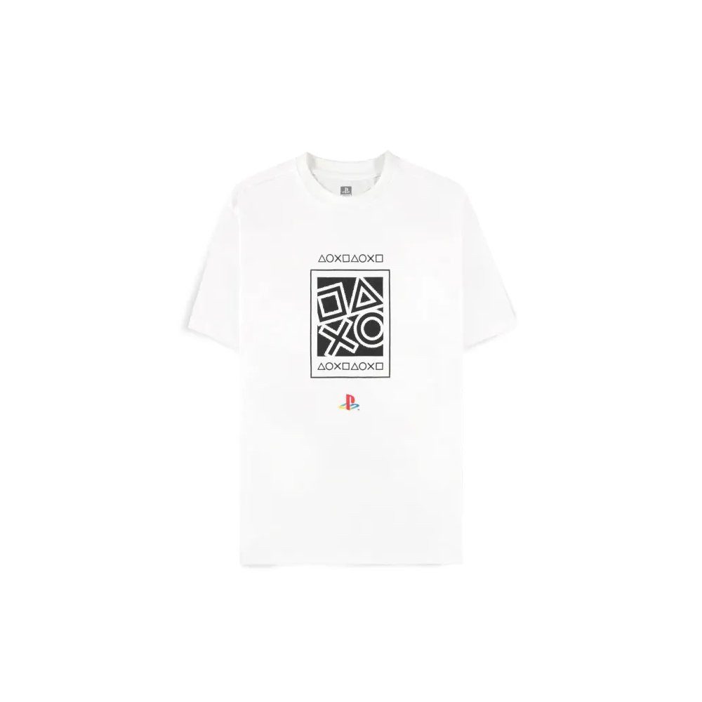 Playstation T-Shirt Icons Short Sleeved T-Shirt