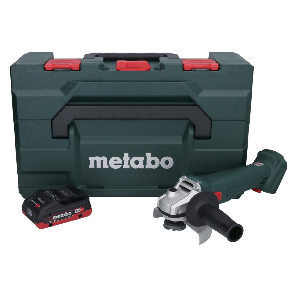 metabo Akku-Winkelschleifer W 18 L 9-125 Akku Winkelschleifer 18 V 125 mm + 1x Akku 4,0 Ah