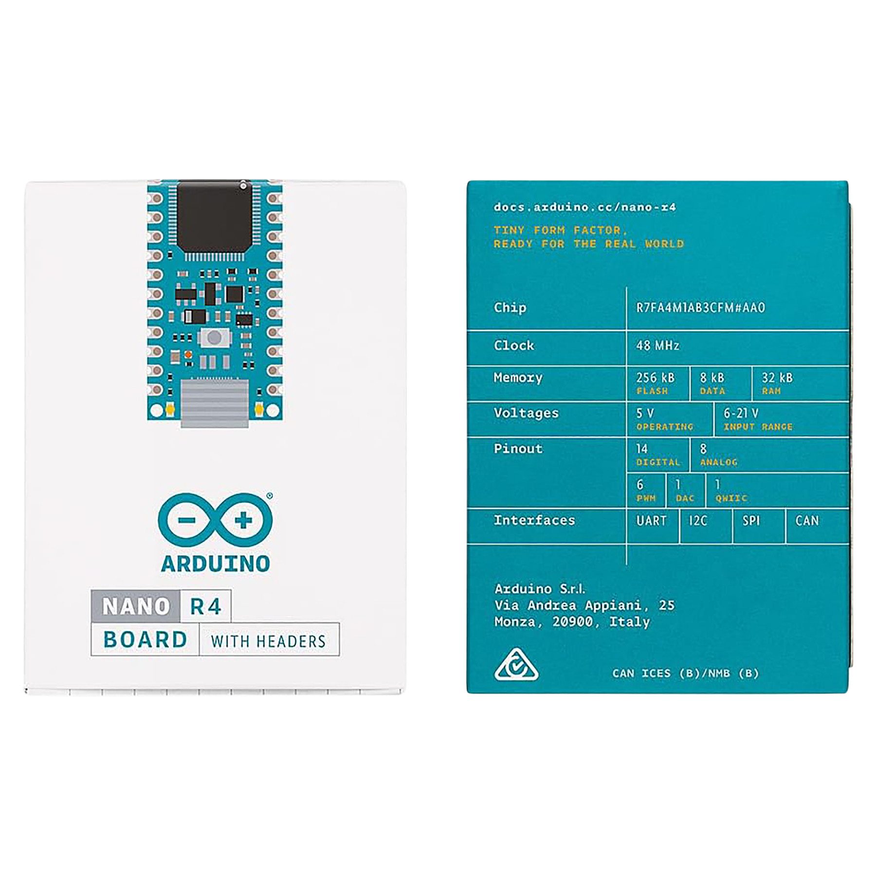 Arduino Roboter-Karte ARDUINO Nano R4 Mikrocontroller-Board mit Header
