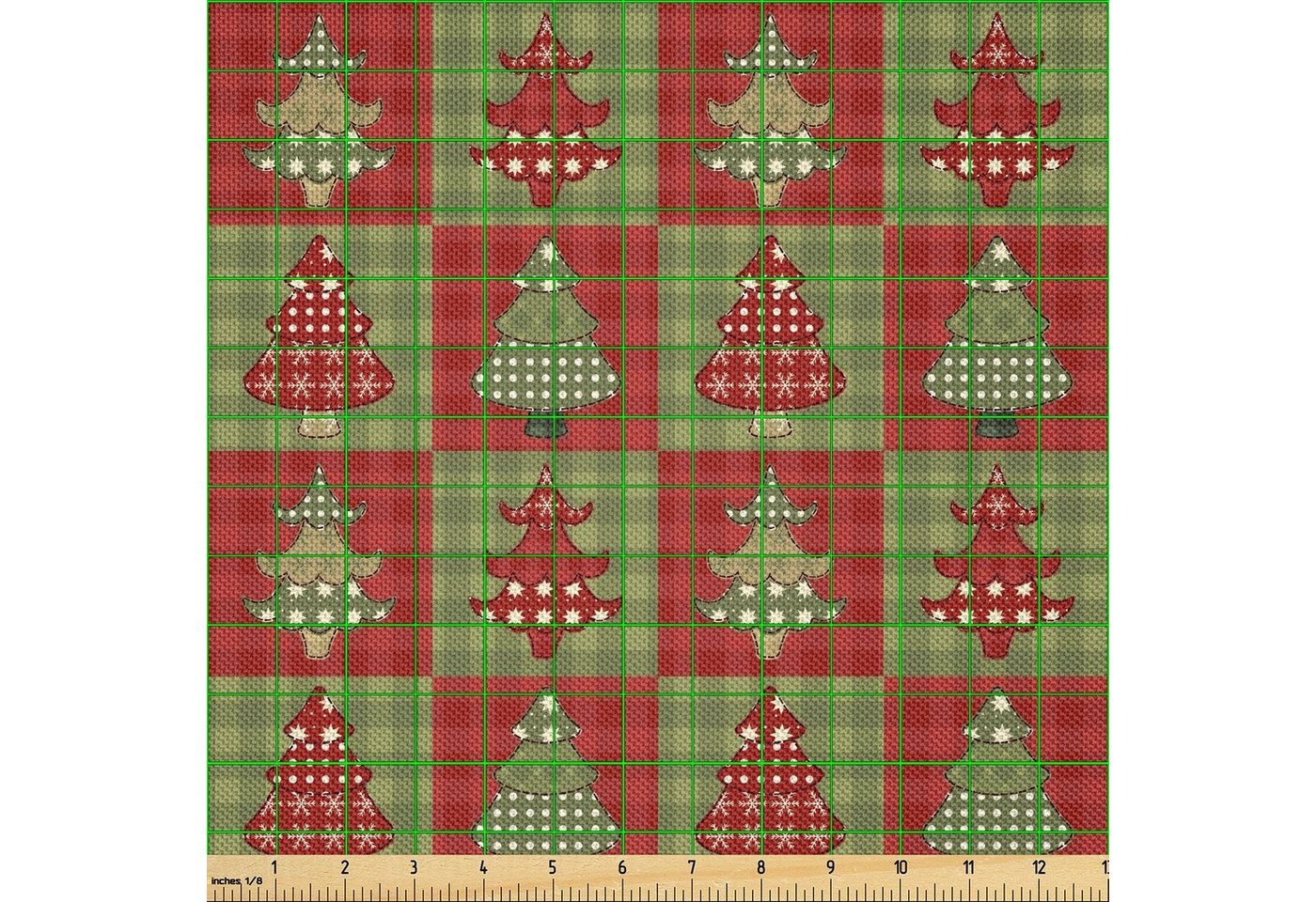 Thumbnail - Abakuhaus Stoff Zum Nähen Toller Stoff für Heimtextilien aller art, Weihnachten Noel Trees Quilt
